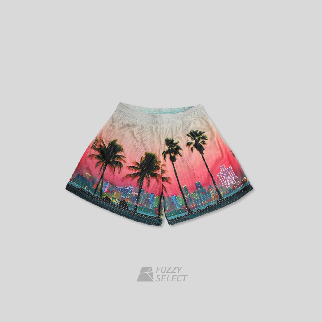 【逢甲 FUZZY】MTA South Bay Mesh Shorts 網布 南灣 加州 短褲 粉 M26SBS5