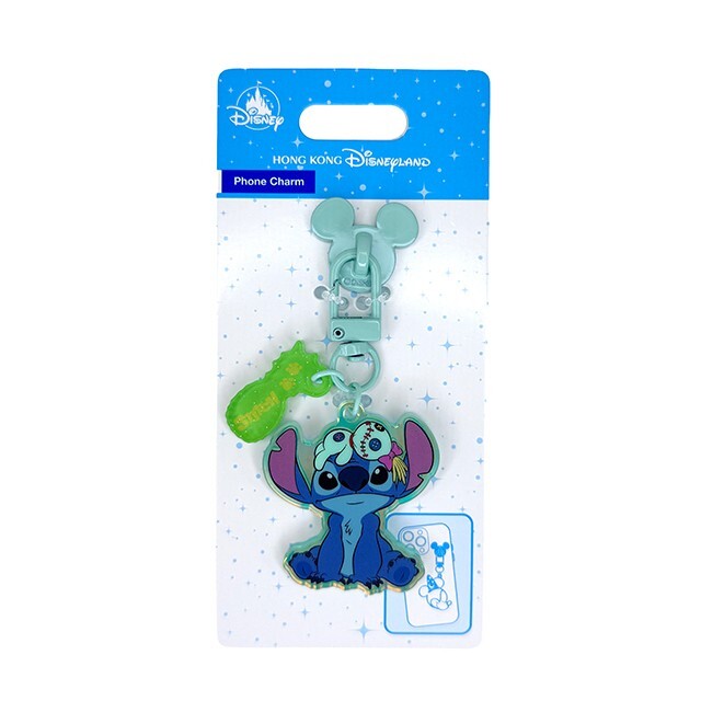史迪奇 Stitch 醜丫頭Scrump 米奇頭造型 手機吊飾 掛飾 星際寶貝 Lilo & Stitch -香港迪士尼樂園