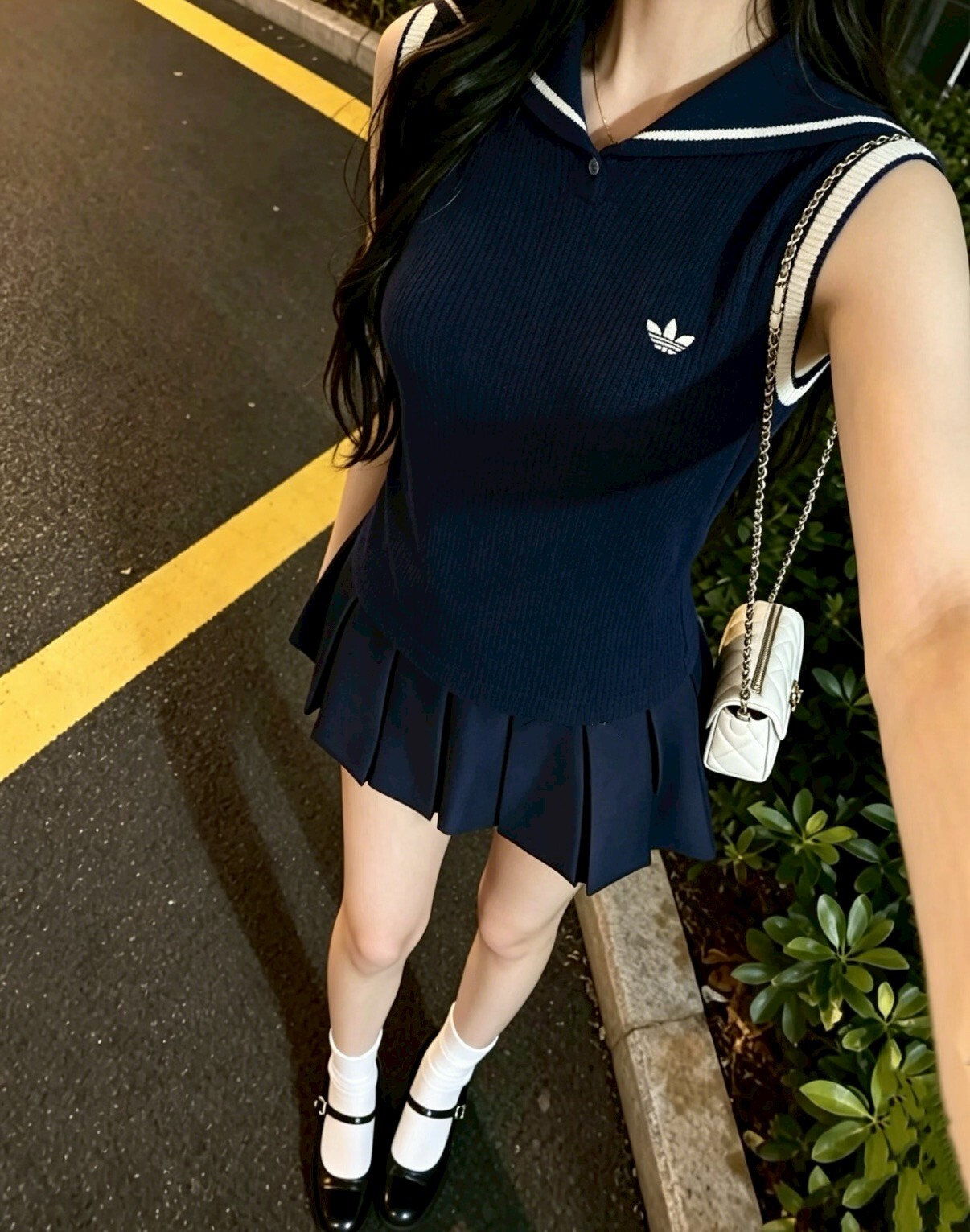 【Luxury】 ADIDAS ORIGINALS RESORT 無袖針織衫愛迪達背心無袖 度假風 拼色套頭運動無袖針織衫 女款 KX0746 KX0744