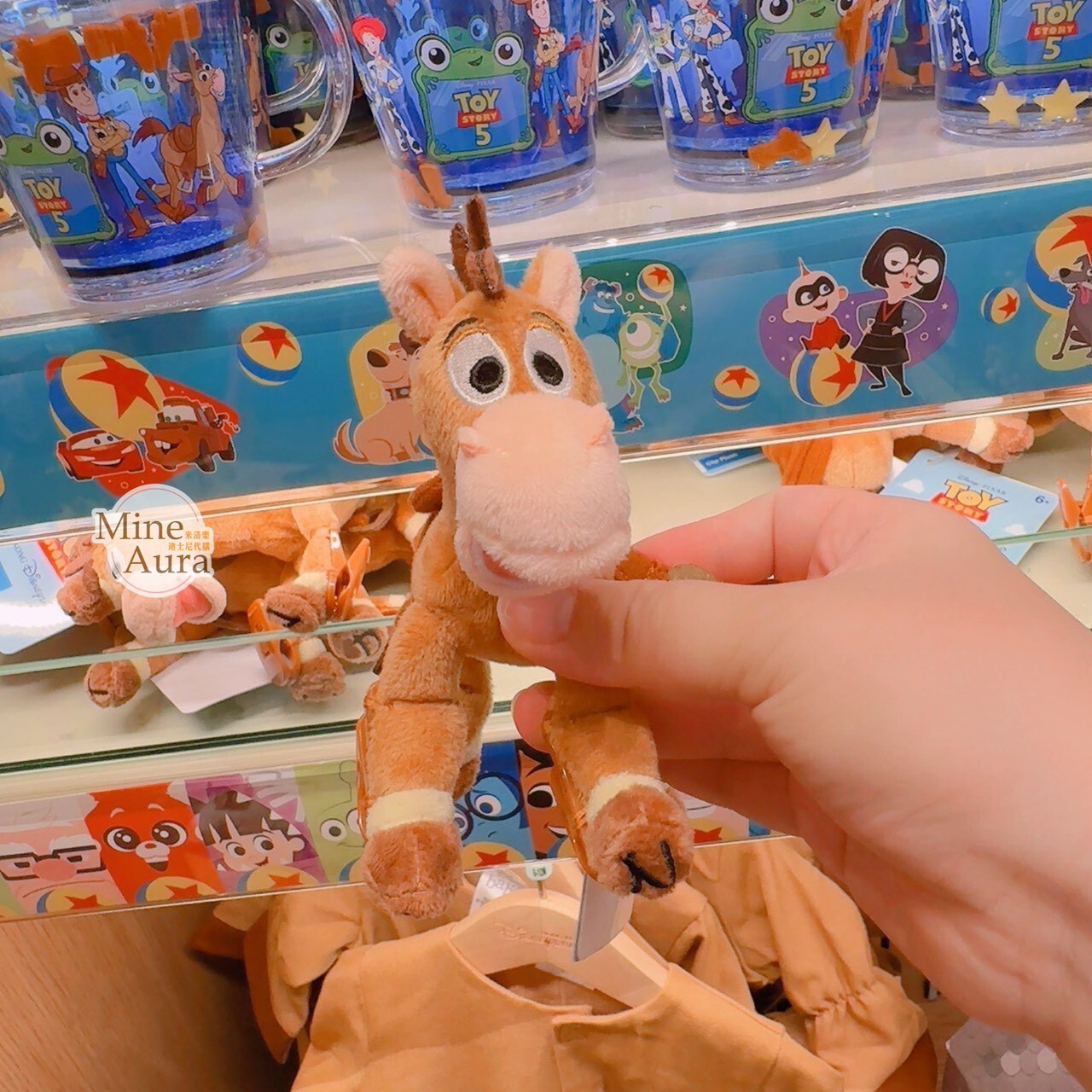 紅心 Bullseye 造型 磁鐵 坐肩 絨毛 娃娃 公仔 玩具總動員 Toy Story -香港迪士尼樂園