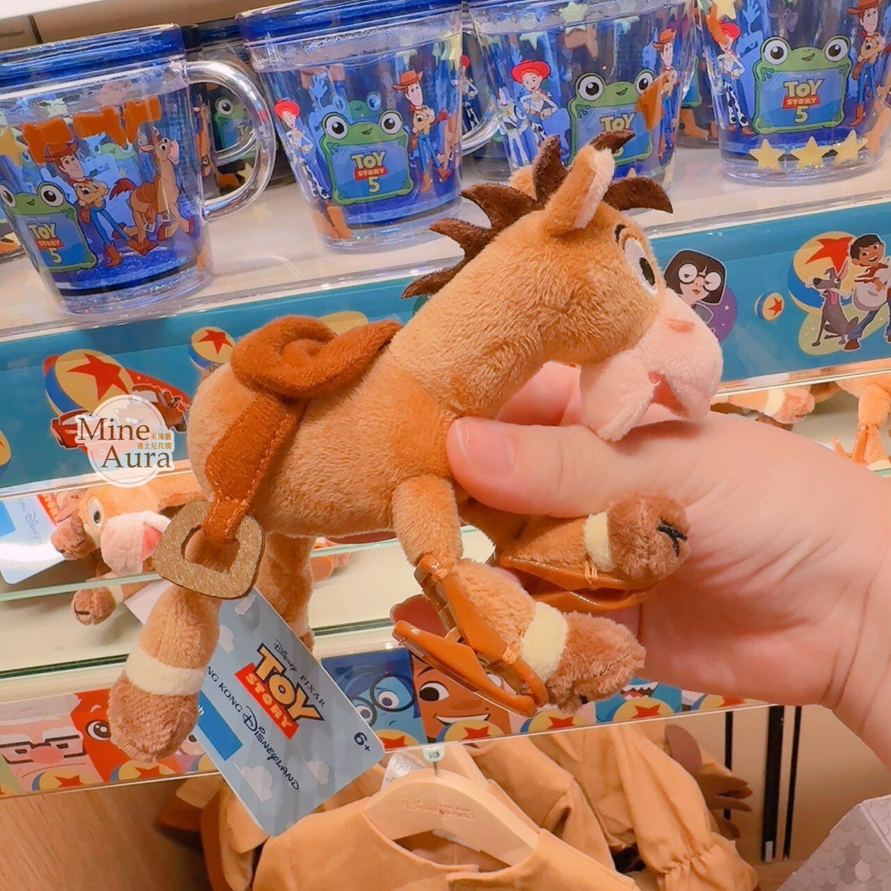 紅心 Bullseye 造型 磁鐵 坐肩 絨毛 娃娃 公仔 玩具總動員 Toy Story -香港迪士尼樂園