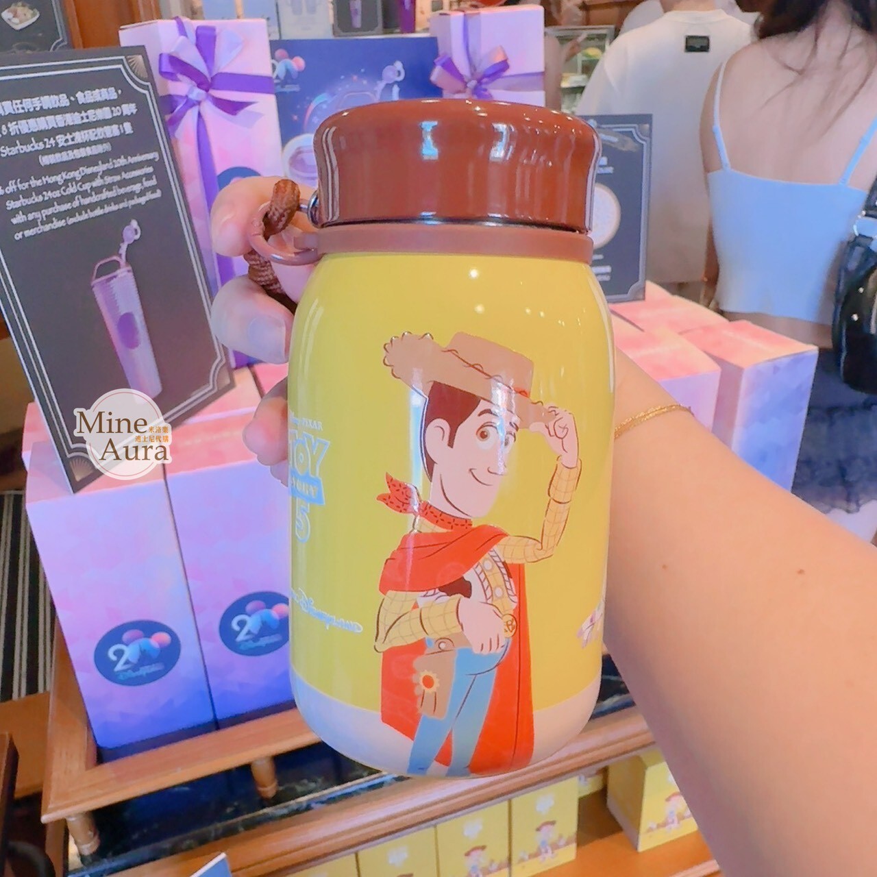 星巴克 Starbucks 樂園限定 玩具總動員 Toy Story 圖案 不鏽鋼 保溫瓶 水壺 -香港迪士尼樂園