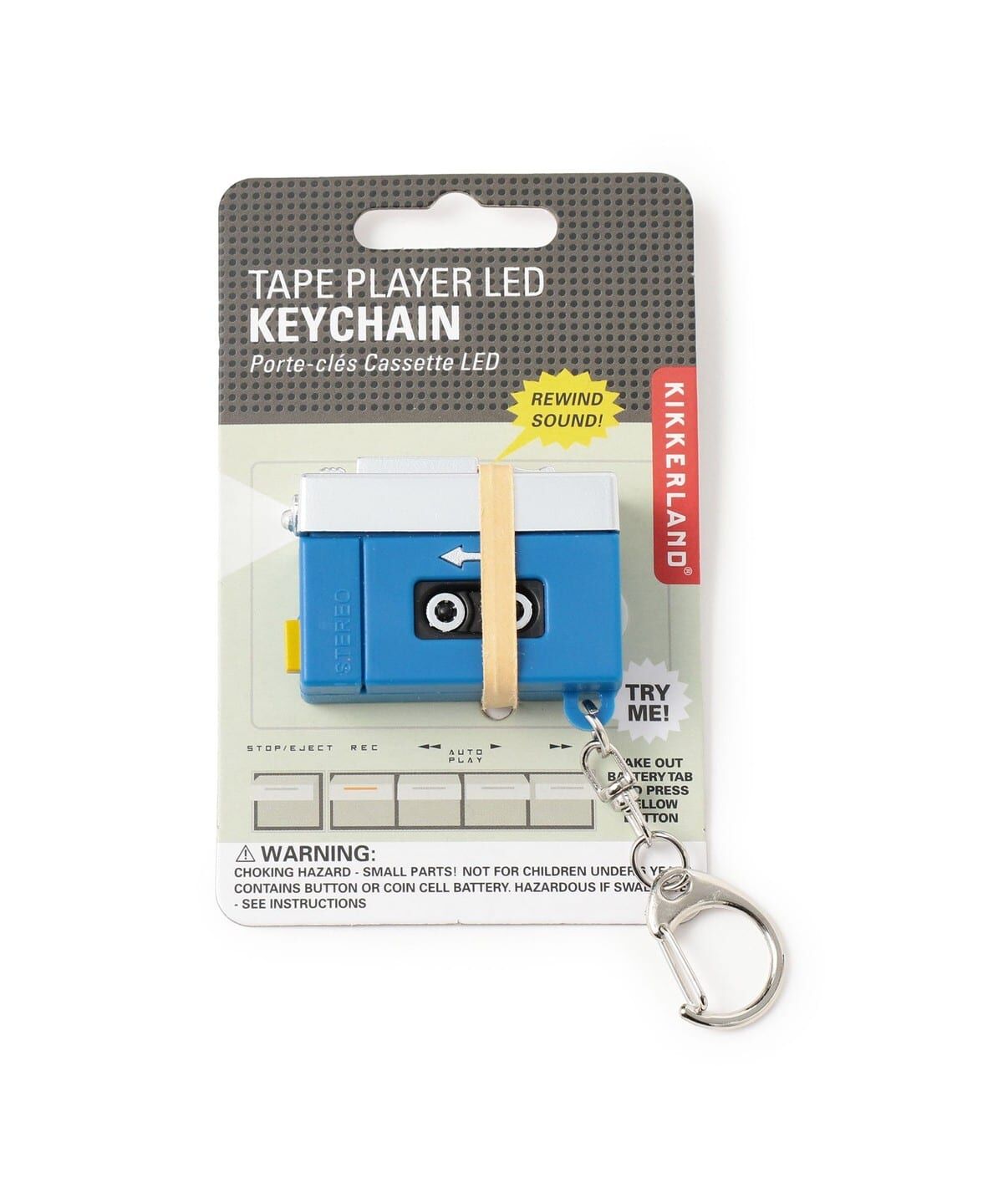 🇯🇵 bPr BEAMS KIKKERLAND TAPE PLAYER LED KEYCHAIN 錄音帶播放器 造型 LED 鑰匙圈 吊飾 / 預購