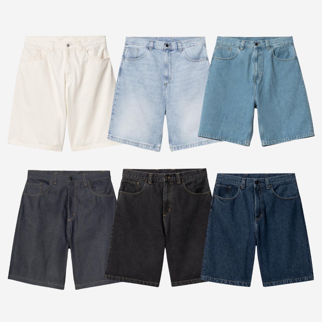2026SS CARHARTT WIP Brandon Short 寬鬆 復古 水洗 牛仔 短褲 現貨 I037161