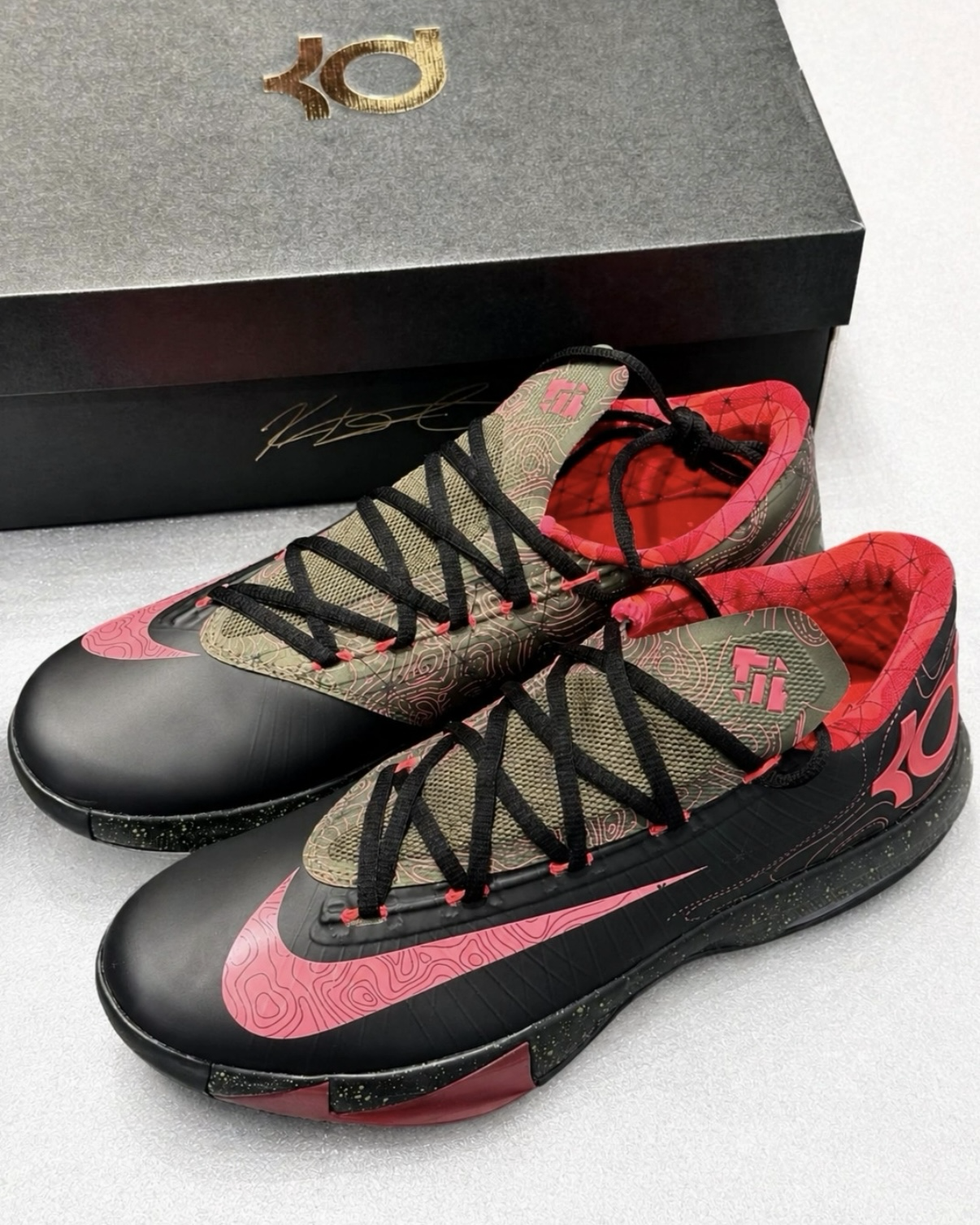 Nike KD 6 Meteorology 黑紅復刻 死神 杜蘭特 實戰籃球鞋