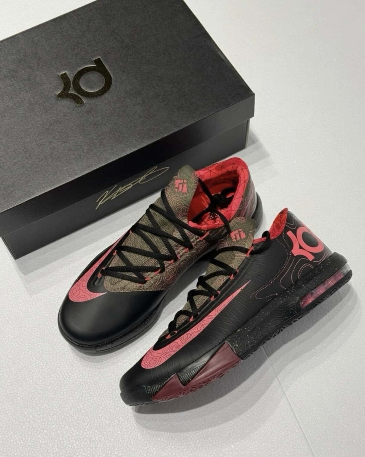 Nike KD 6 Meteorology 黑紅復刻 死神 杜蘭特 實戰籃球鞋