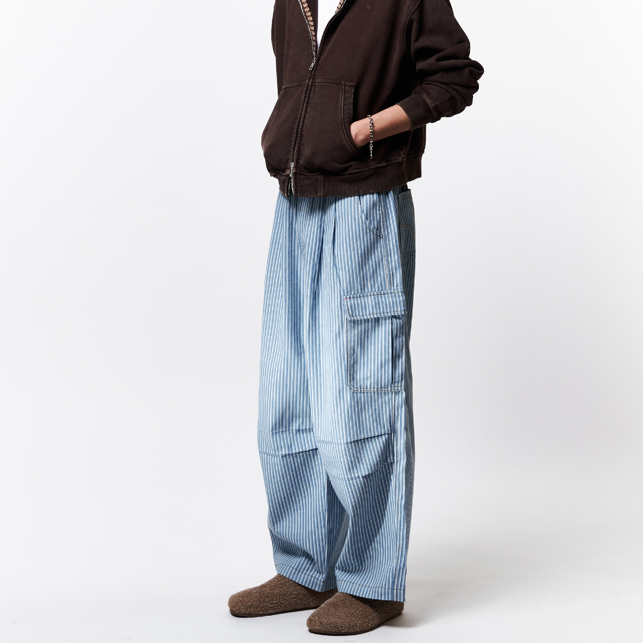 WTNC Striped Cargo Pants [CP001]