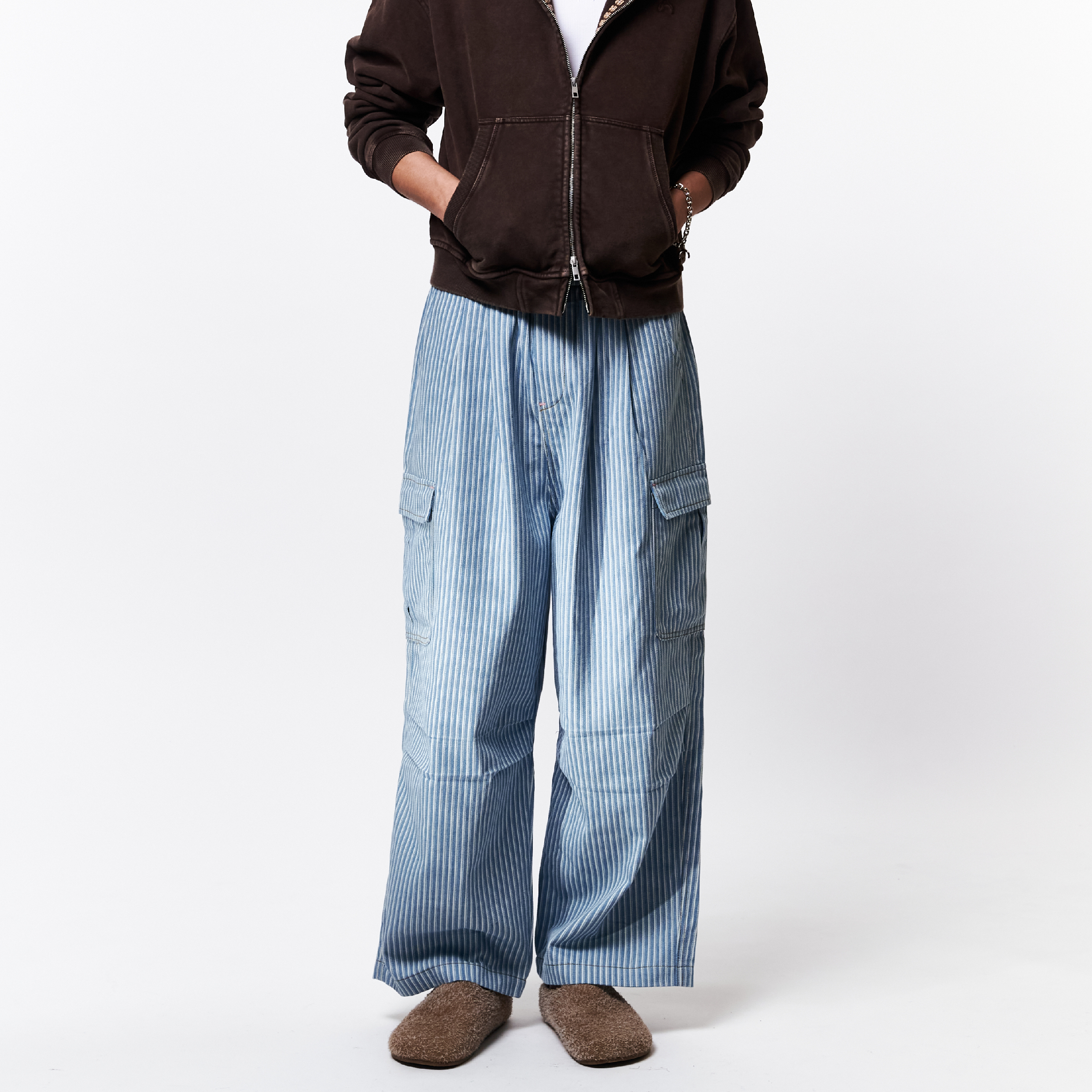 WTNC Striped Cargo Pants [CP001]