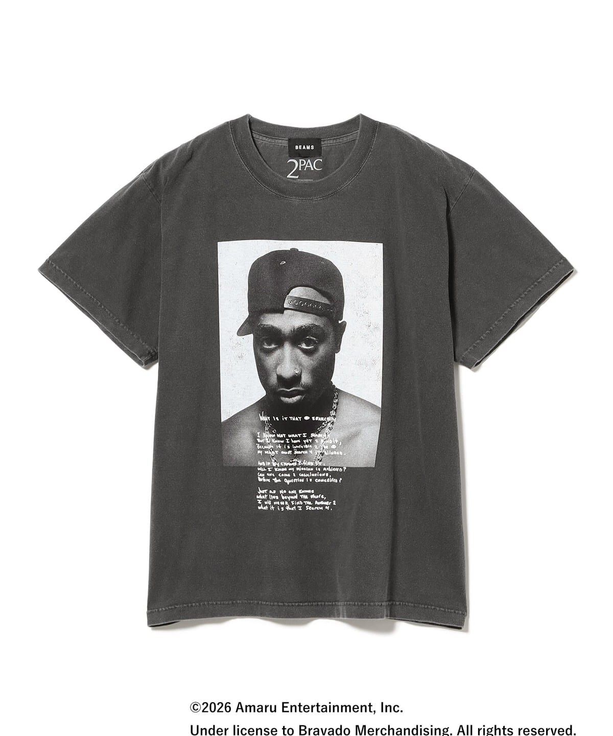 🇯🇵 BEAMS GOOD ROCK SPEED / TUPAC T-shirt② 黑灰 2PAC 照片印花T 短T 短袖 / 預購