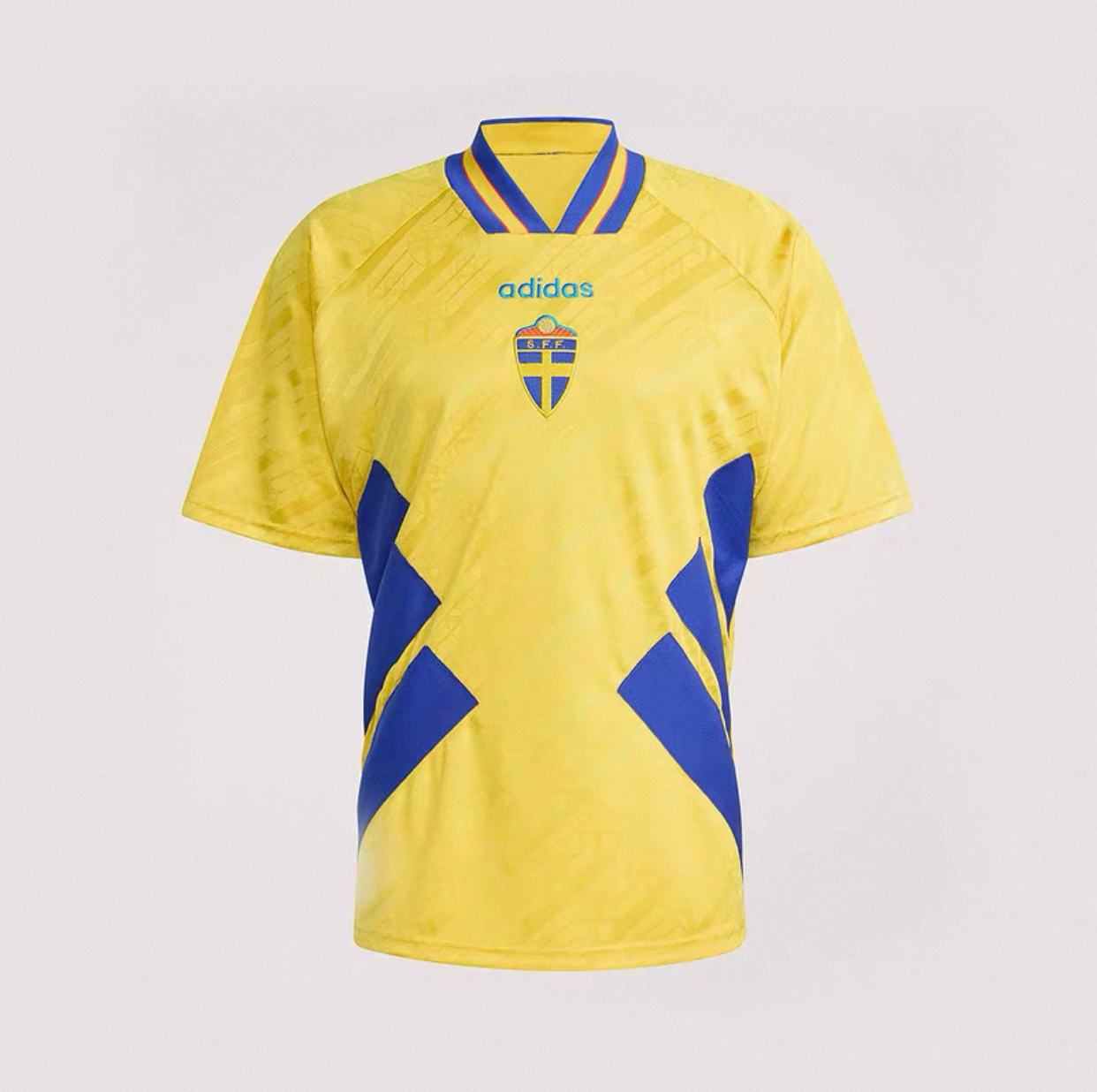 1994 Sweden Retro Home Shirt with Nameset