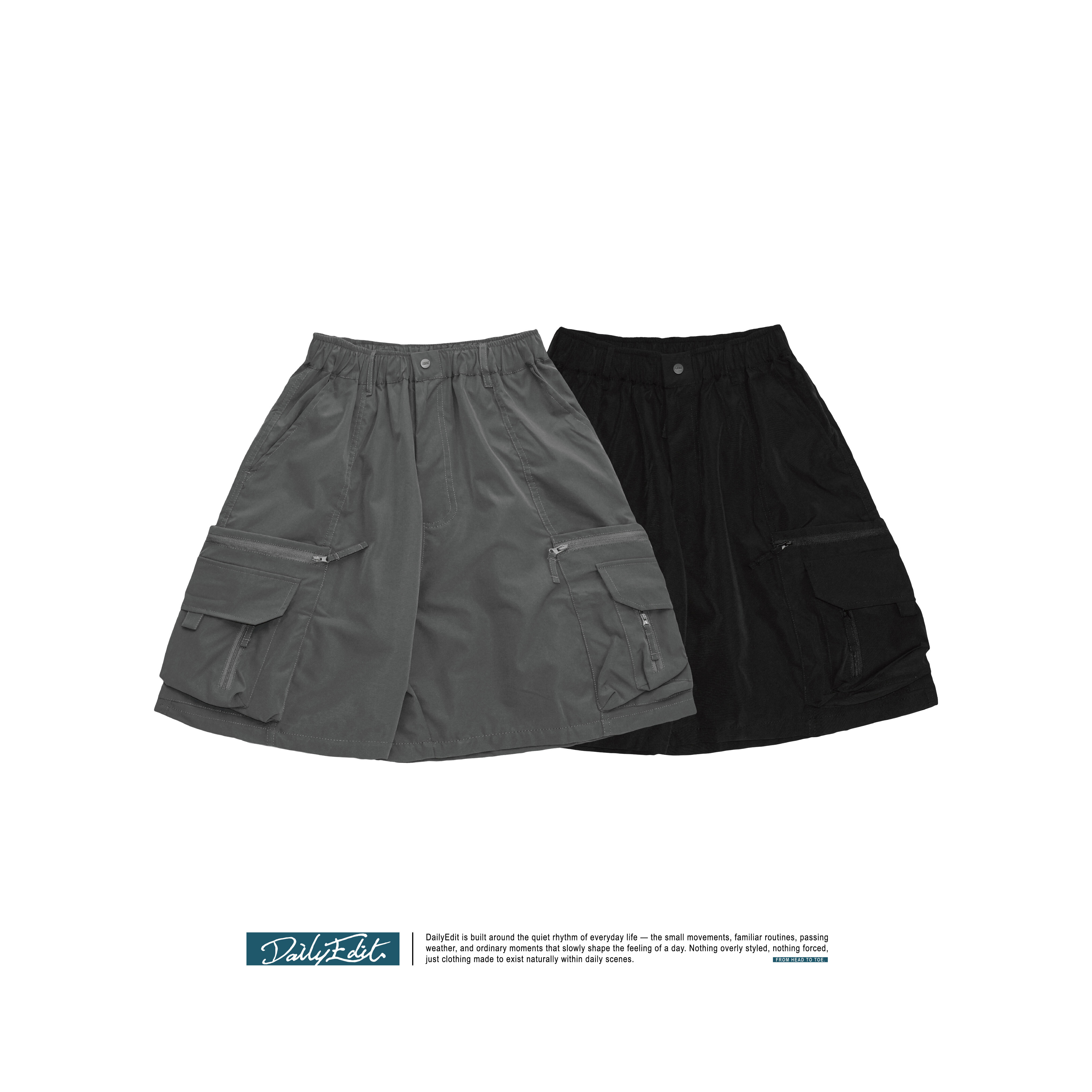 多口袋快乾短褲 Nylon Cargo Shorts SS-022