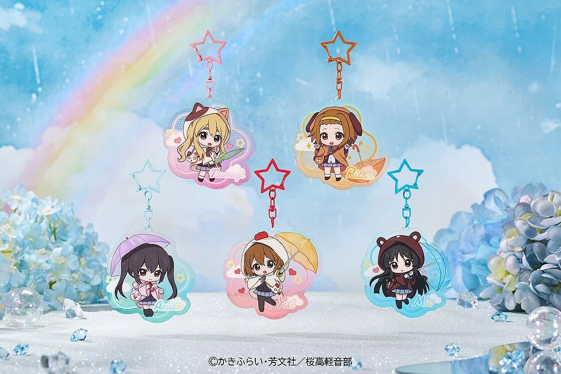 「ACG.GO」「預購」K-ON！輕音部 綿綿雨系列 收藏系列壓克力鑰匙圈（BOX：全5種）