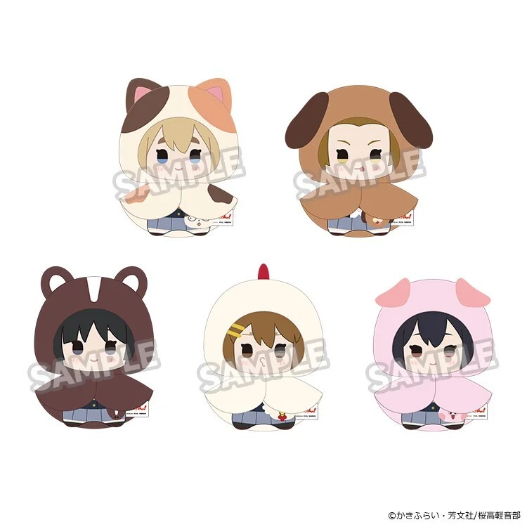 「ACG.GO」「預購」K-ON！輕音部 綿綿雨系列 玩偶吊飾 （BOX：全5種）