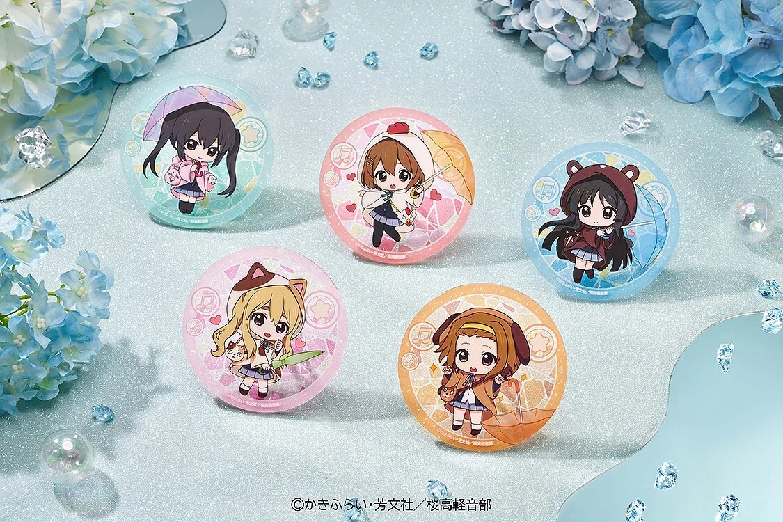 「ACG.GO」「預購」K-ON！輕音部 綿綿雨系列 壓克力杯墊 平澤唯／秋山澪／琴吹紬／田井中律／中野梓