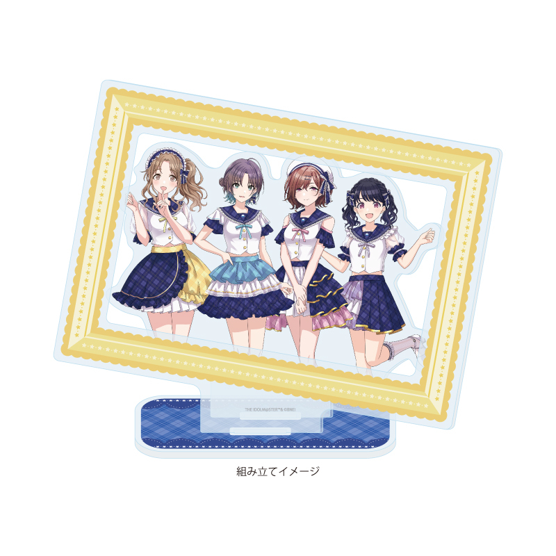 「ACG.GO」「預購」A3《偶像大師 閃耀色彩》壓克力場景組 01 noctchill 水手服偶像服裝Ver. (原畫插圖)