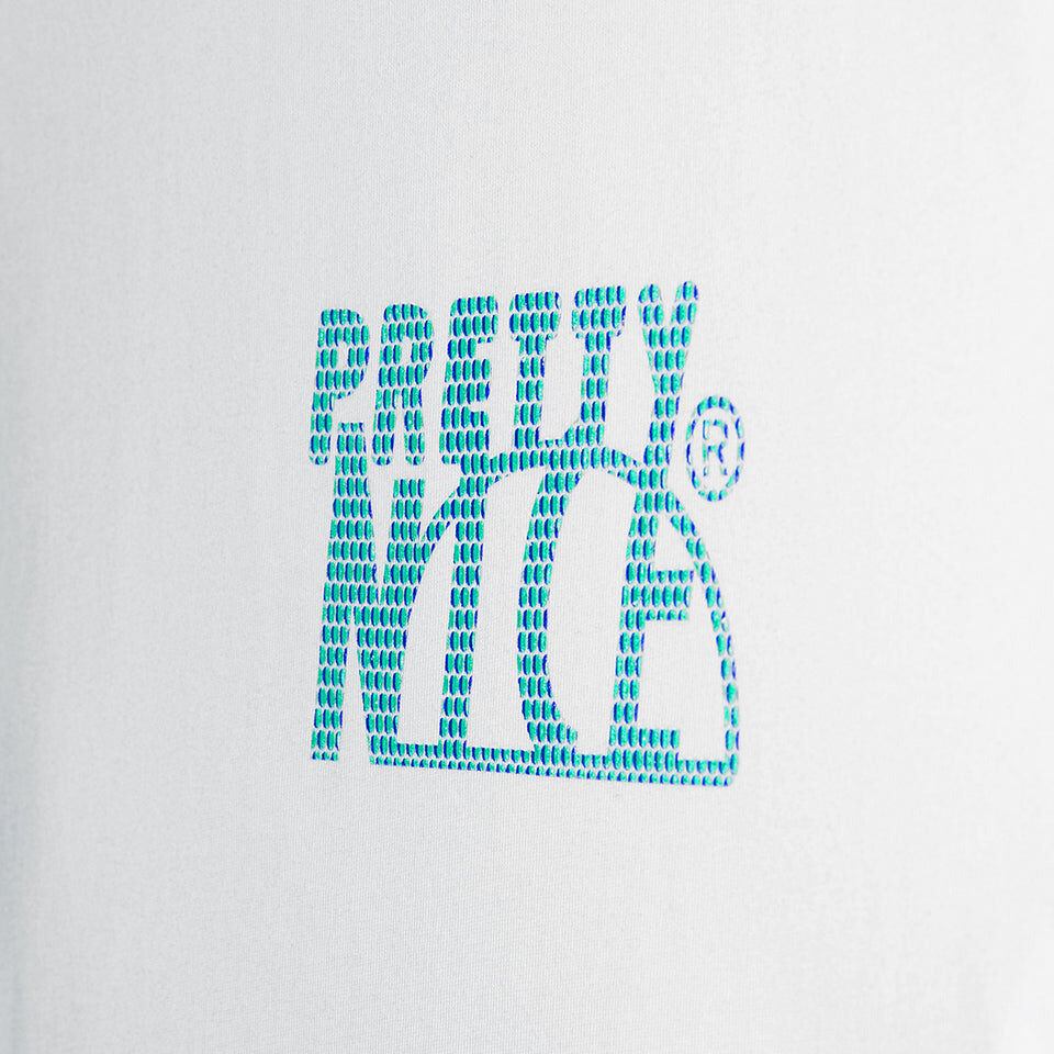PRETTYNICE｜O.G. Logo Lenticular Print Tee (White)