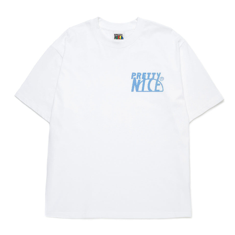 PRETTYNICE｜O.G. Logo Lenticular Print Tee (White)