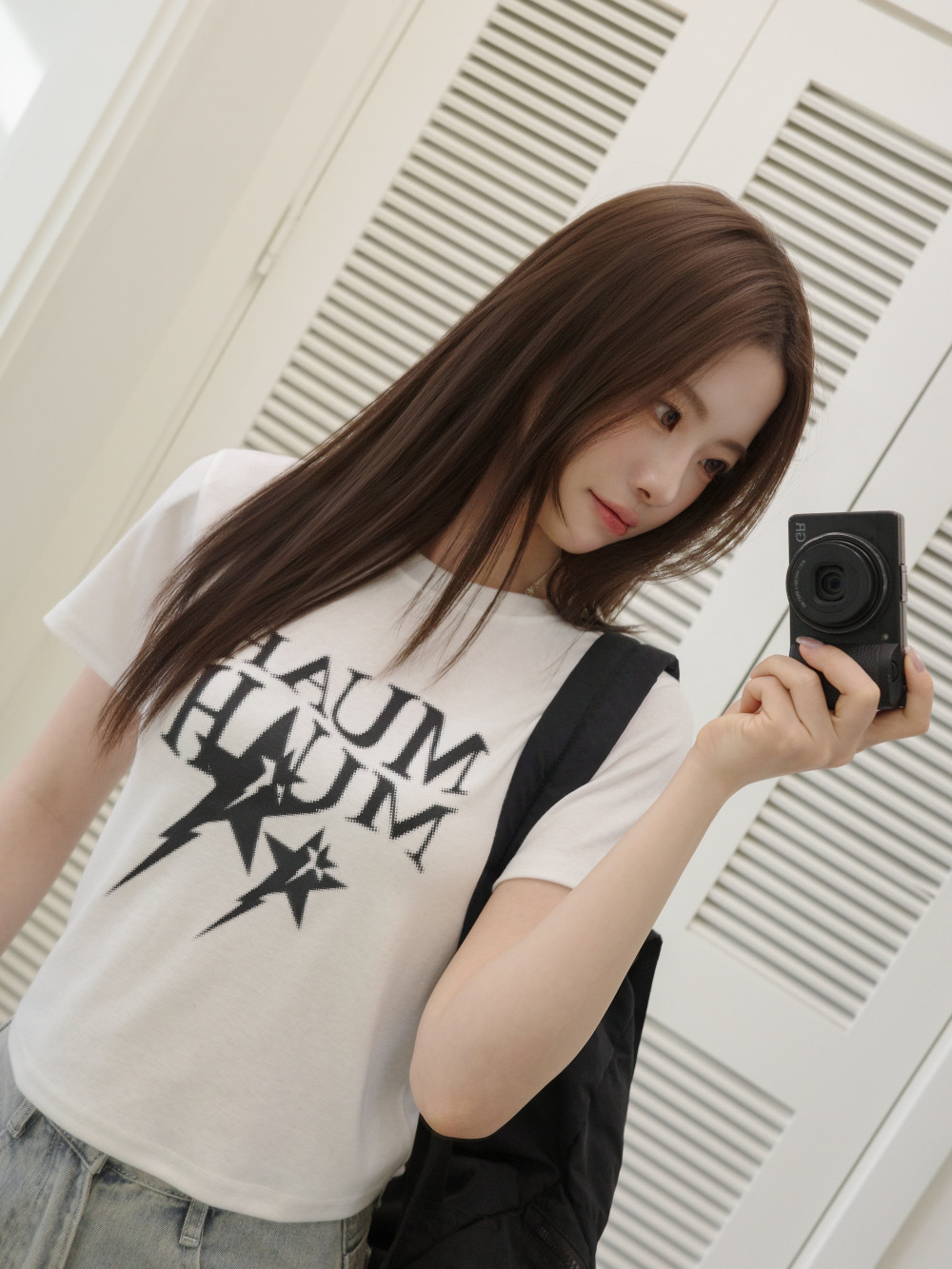 【預購】韓國代購 MuahMuah 經典Logo Lightning Crop Half T-shirt 閃電 流星 短版 修身 Tee