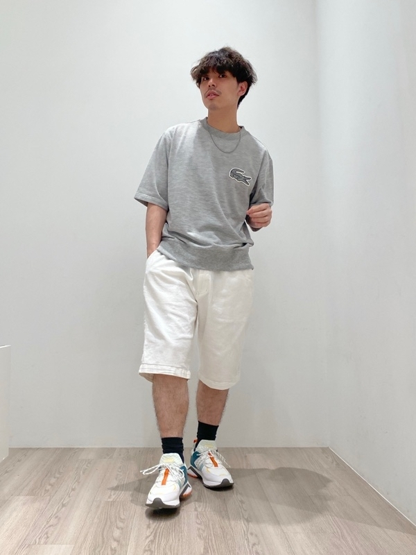 日本 LACOSTE Oversize Crocodile Emblem Sweat T-Shirt 短袖