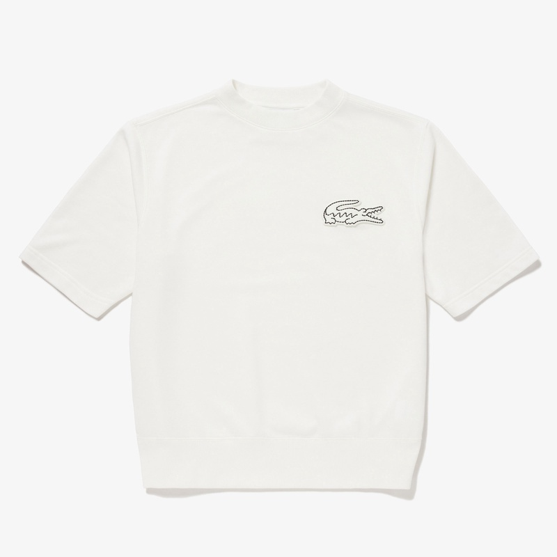 日本 LACOSTE Oversize Crocodile Emblem Sweat T-Shirt 短袖