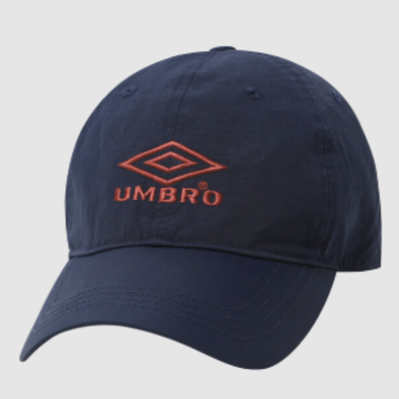 【代購】UMBRO Essential High Nylon Ball Cap 高帽型尼龍棒球帽 刺繡Logo休閒帽 輕量防潑水 男女同款