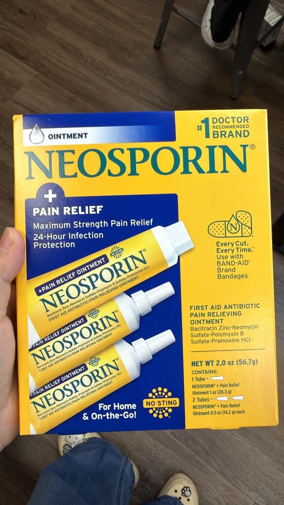 【預購】NEOSPORIN H070152 止痛抗菌軟膏套裝
