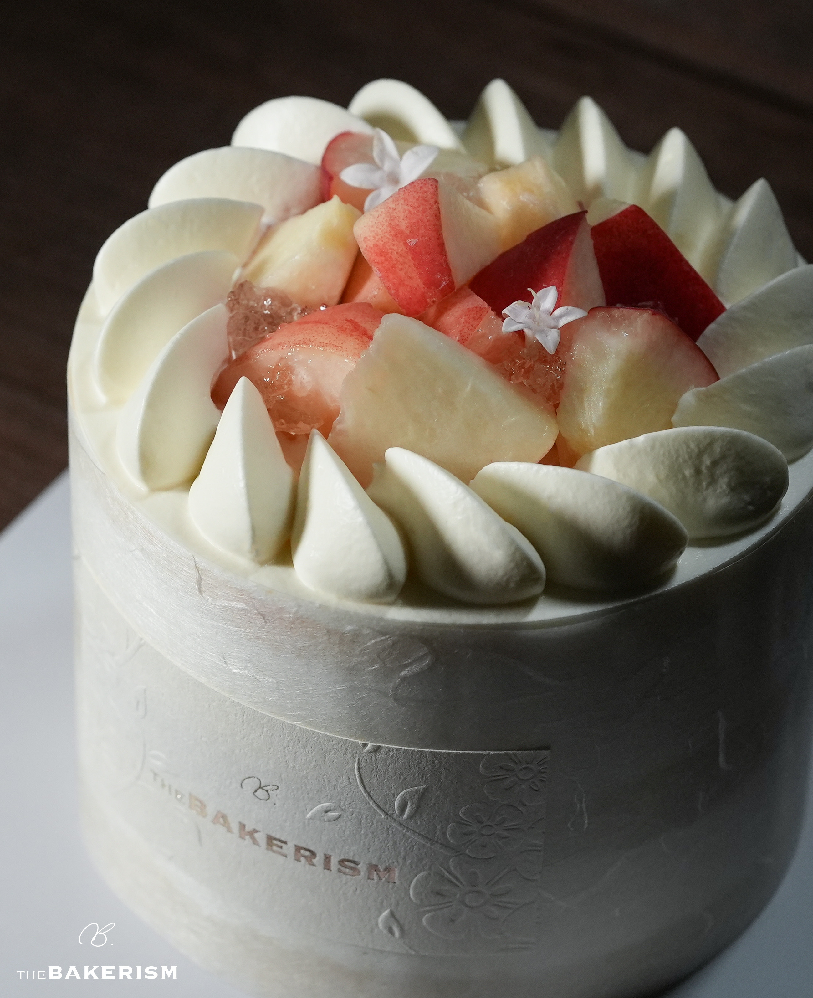 Japanese Peach Naked Cake