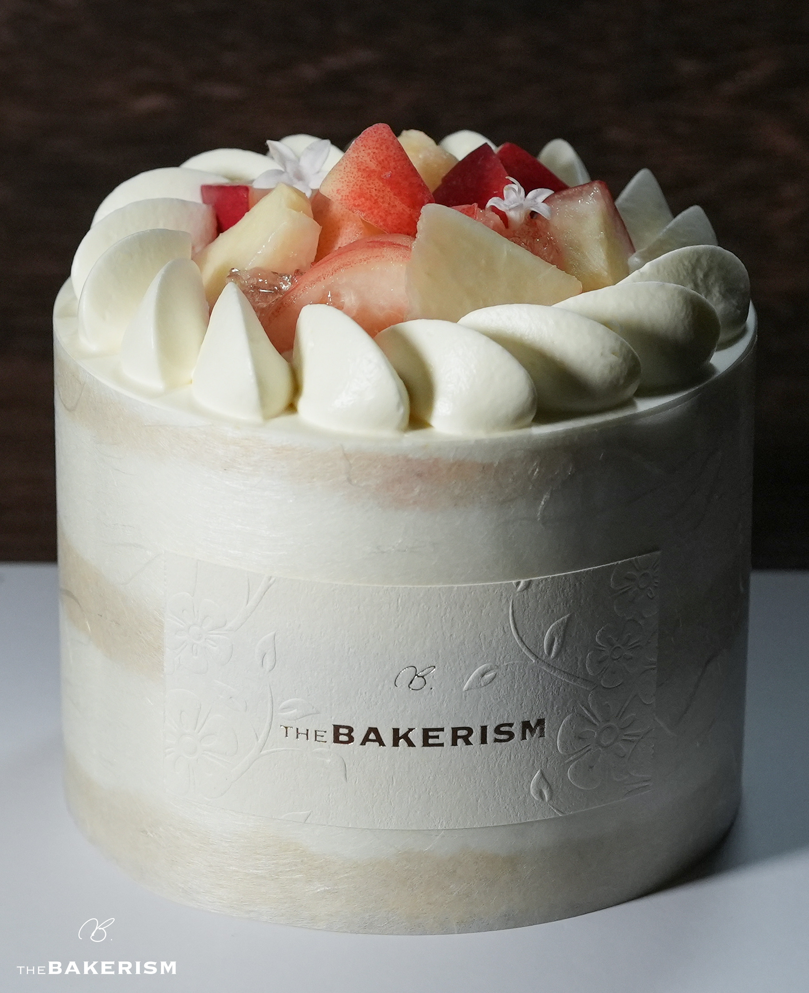 Japanese Peach Naked Cake
