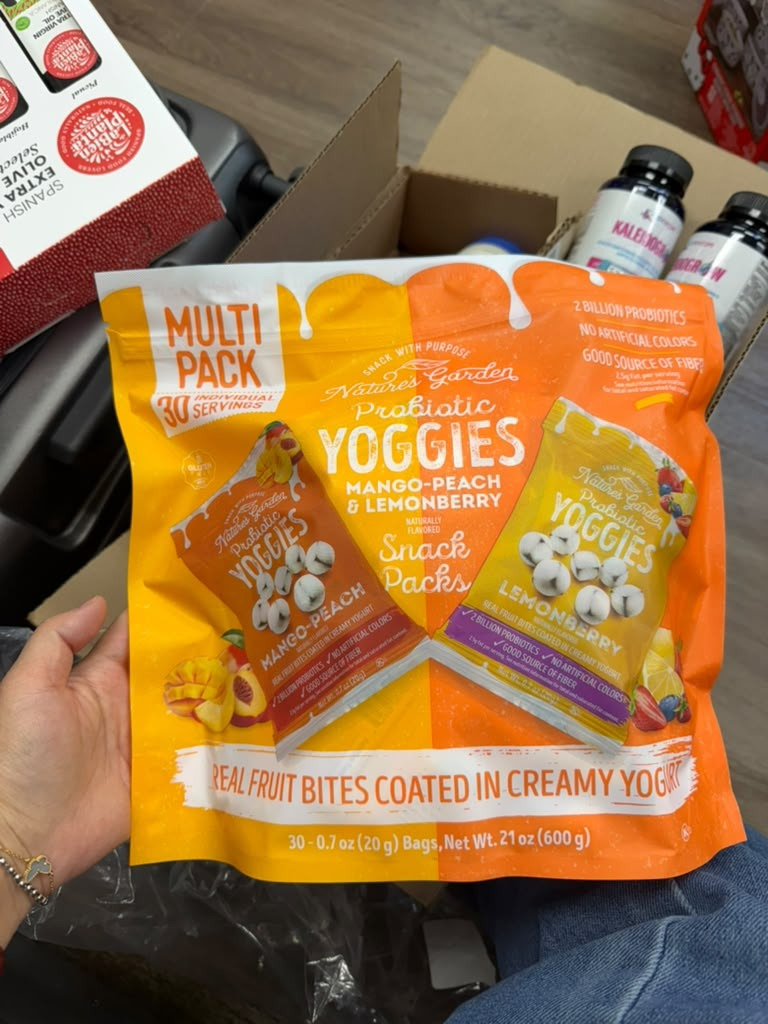 【預購】Nature’s Garden Probiotic YoggiesH070153 乳酪水果脆粒30小包