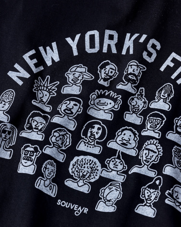 ANACHRONORM - AN437 NYC FACES S/S T-S - BLACK