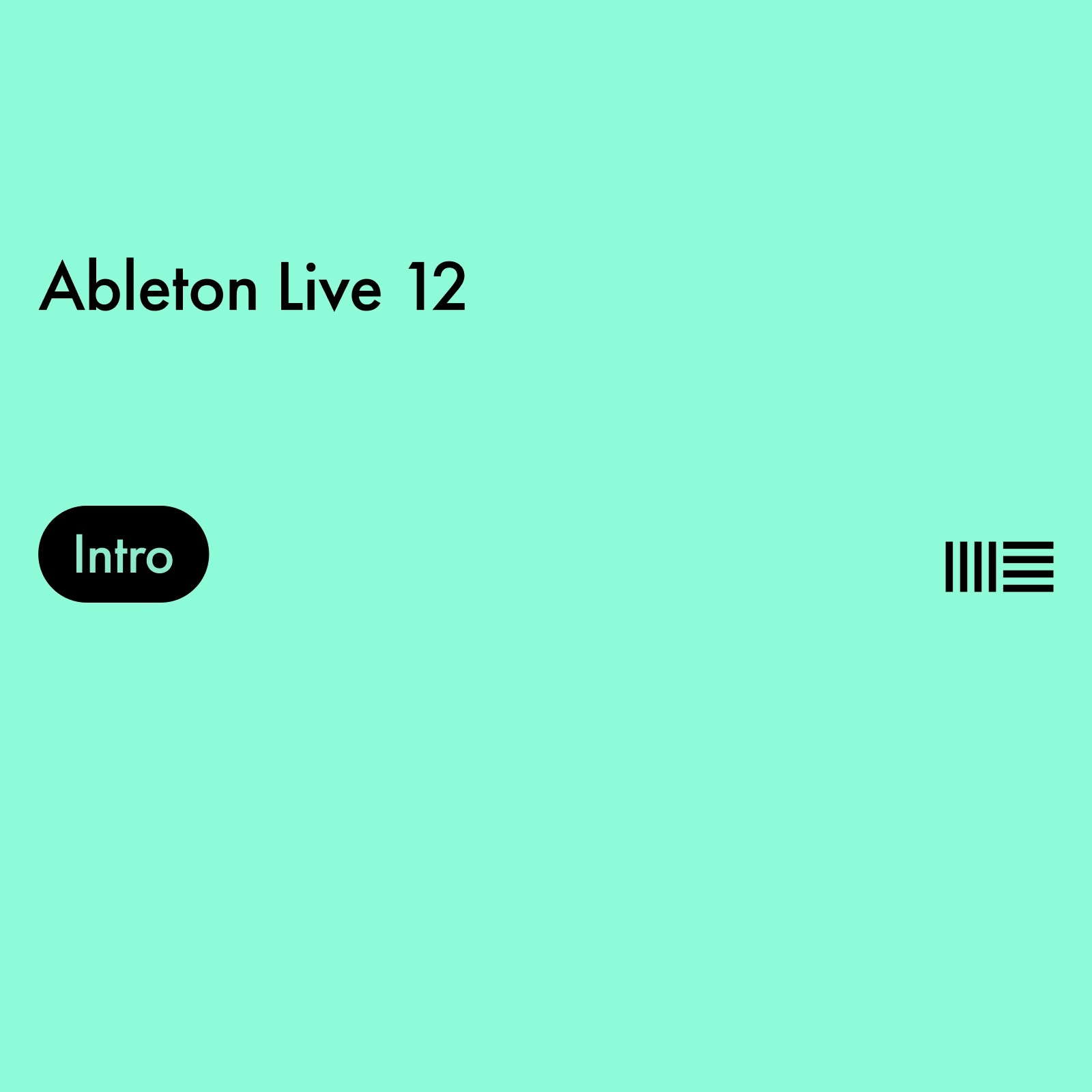 Ableton Live 12 Intro｜數位音訊工作站