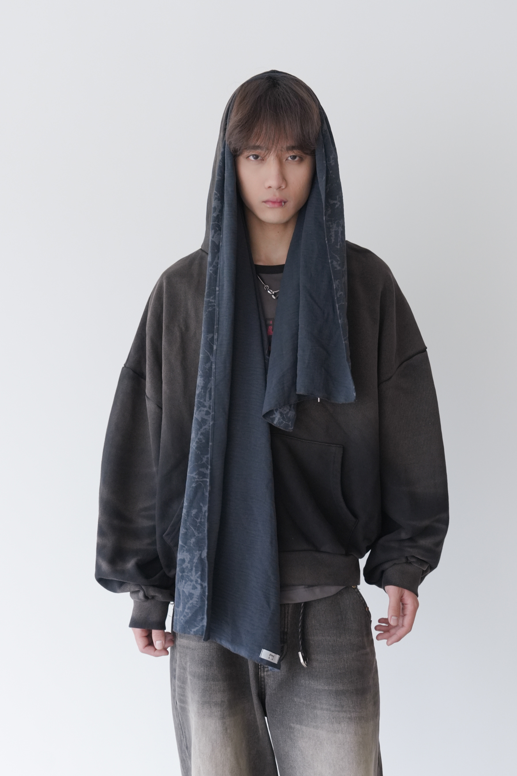 vintage french terry hoodie #外套