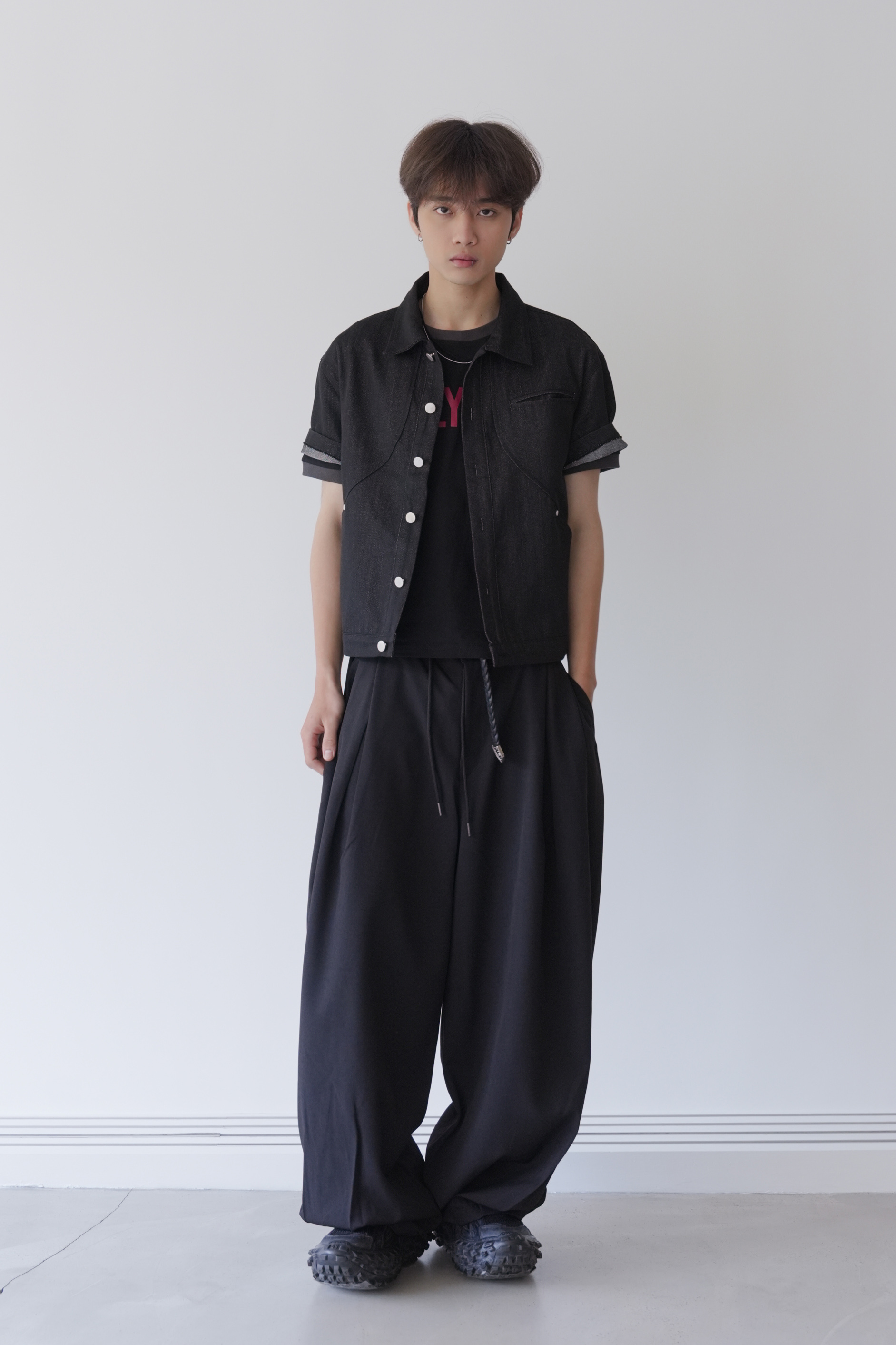 core denim half jacket #襯衫
