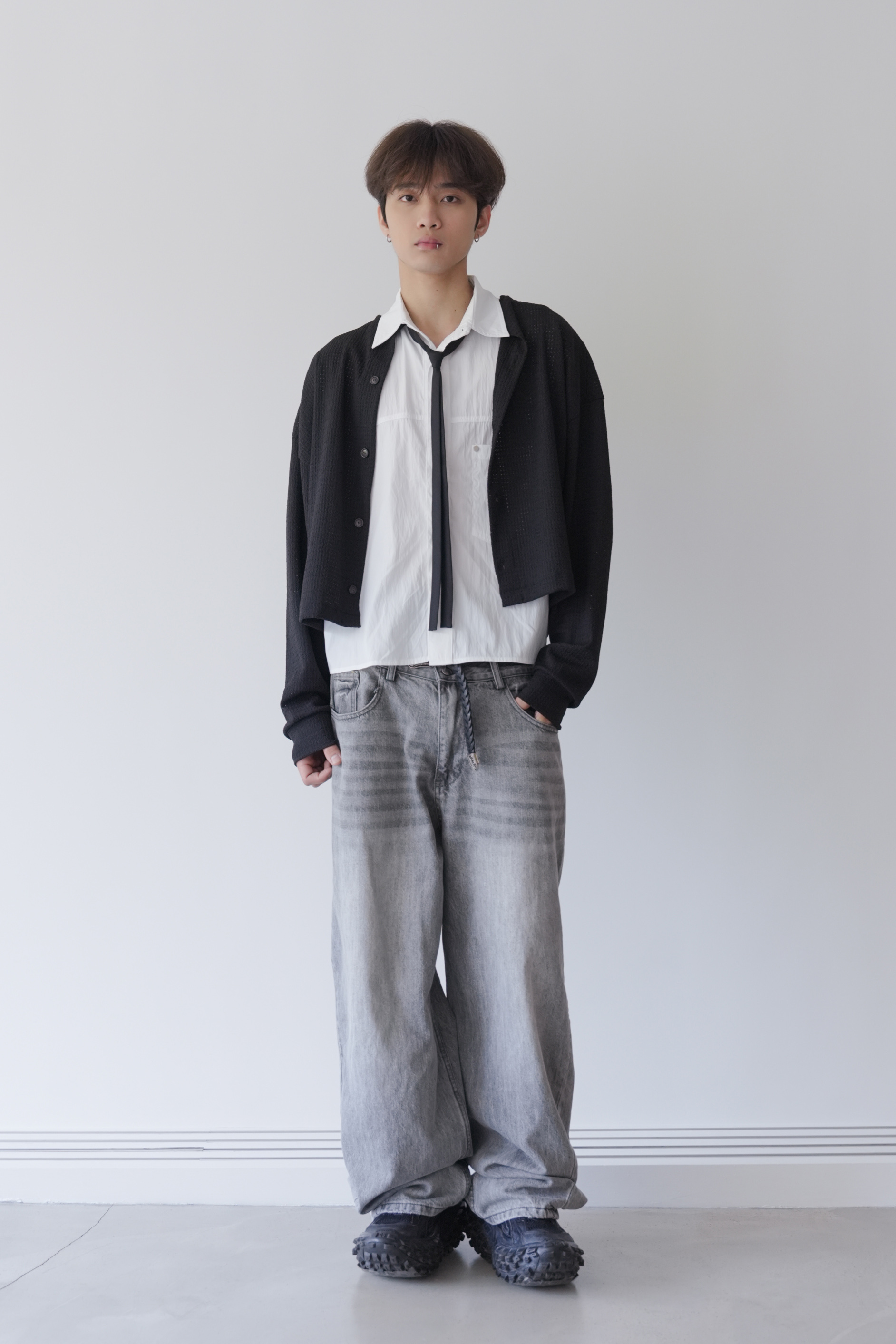 louis crop cardigan #罩衫