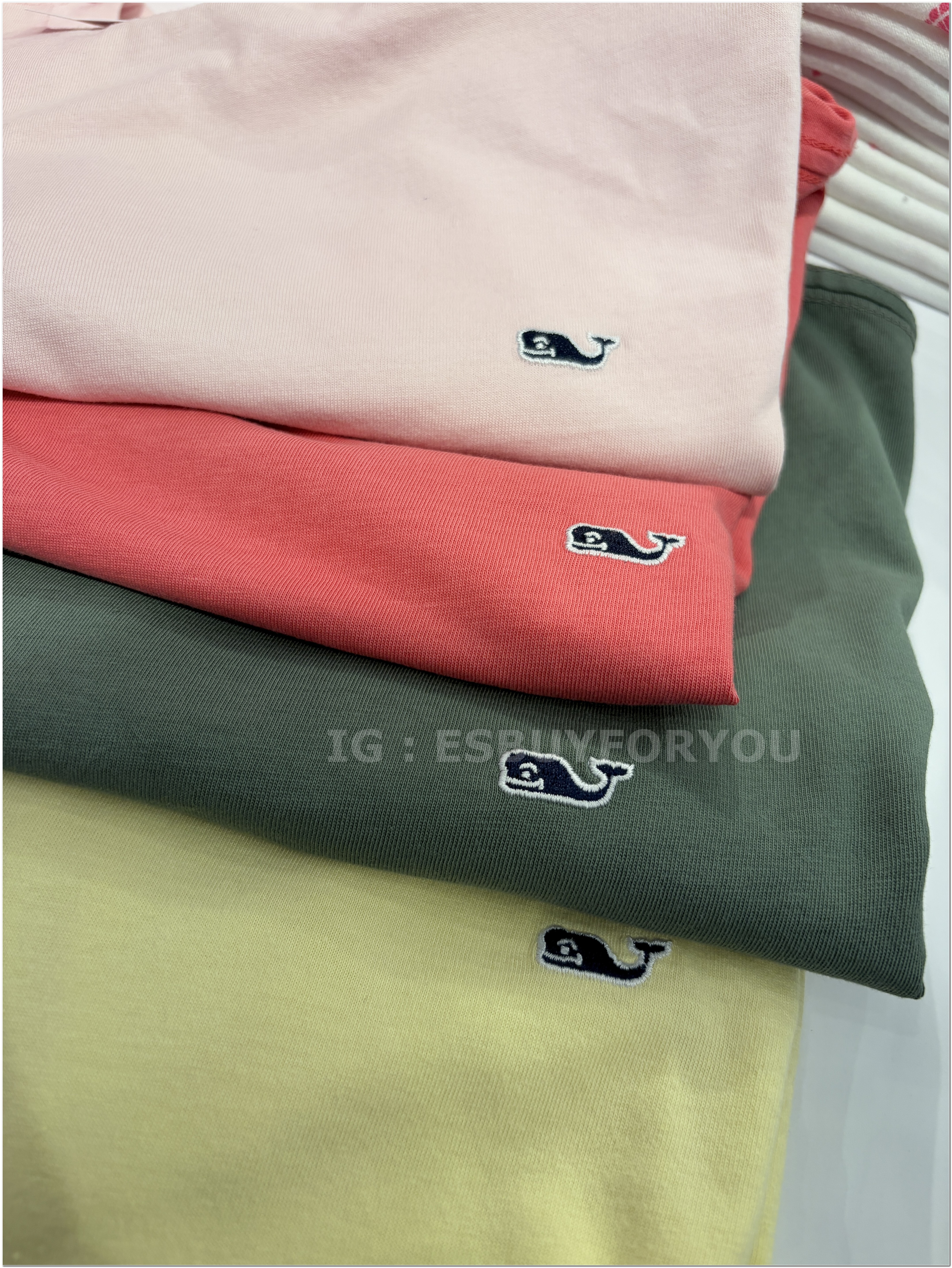 【限時】Vineyard Vines小鯨魚 男大人 經典刺繡小標 短TEE (9色)