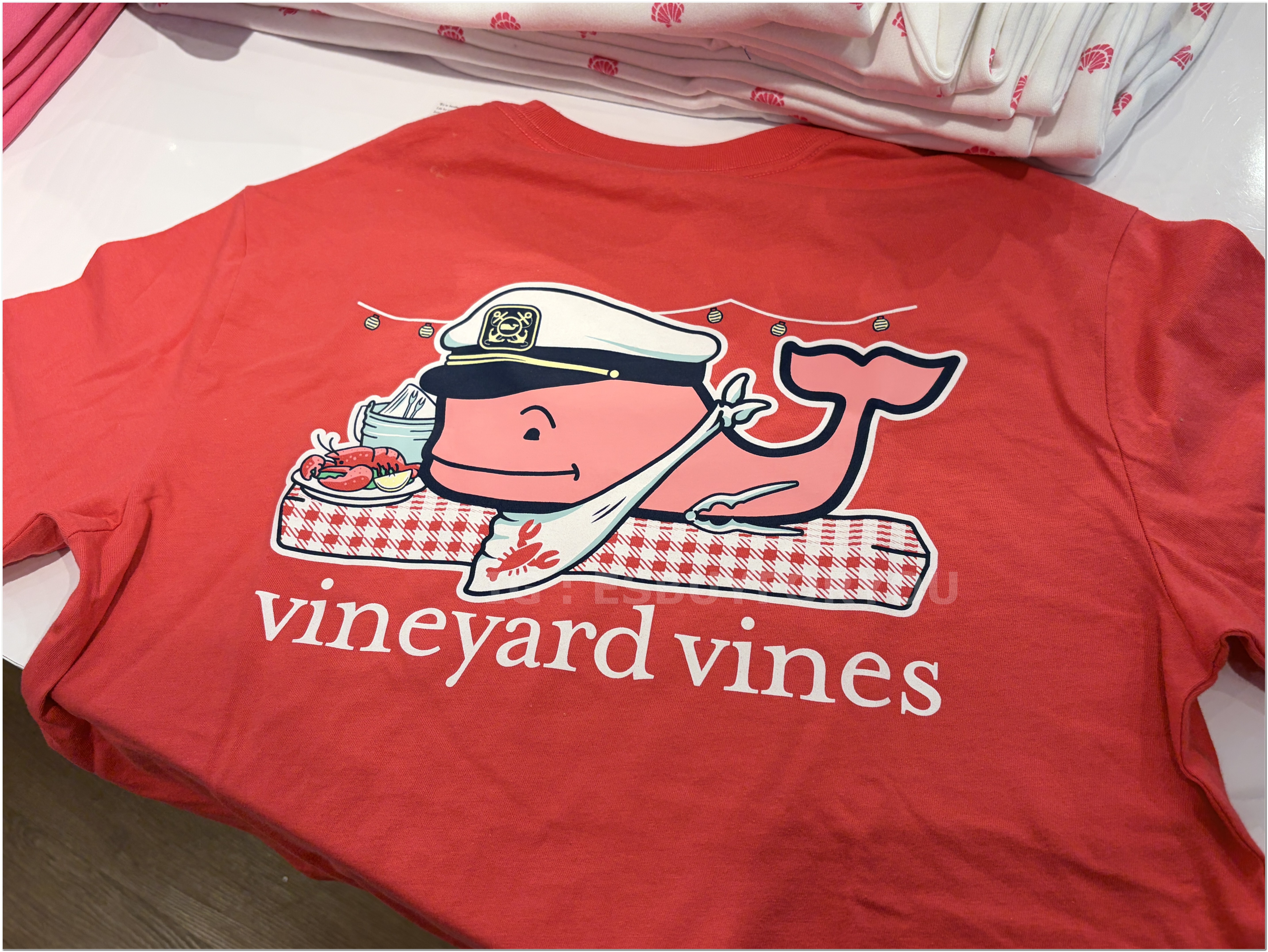 【限時】Vineyard Vines小鯨魚 男款 龍蝦小鯨魚 短TEE