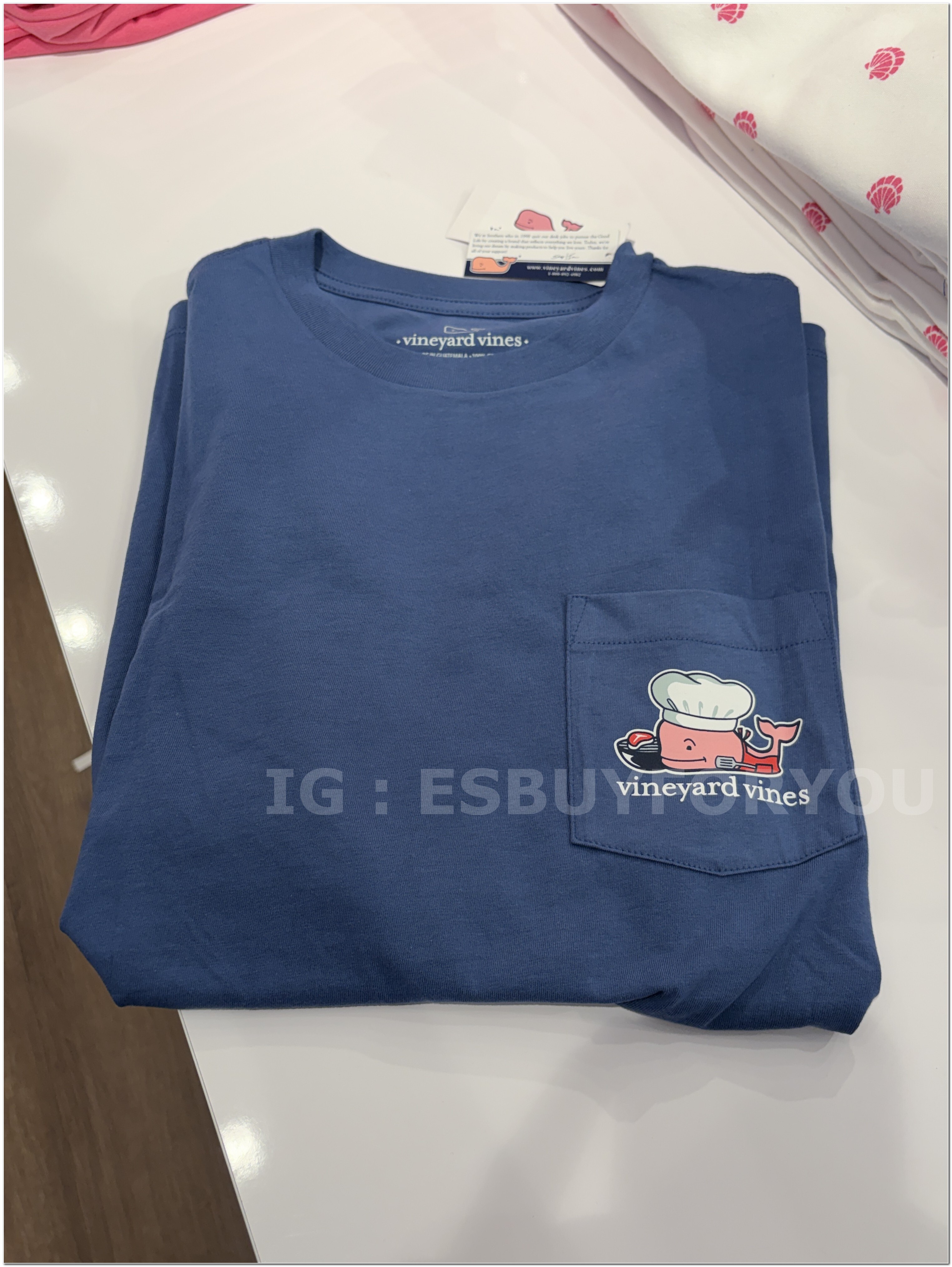 【限時】Vineyard Vines小鯨魚 男款 廚師小鯨魚 短TEE