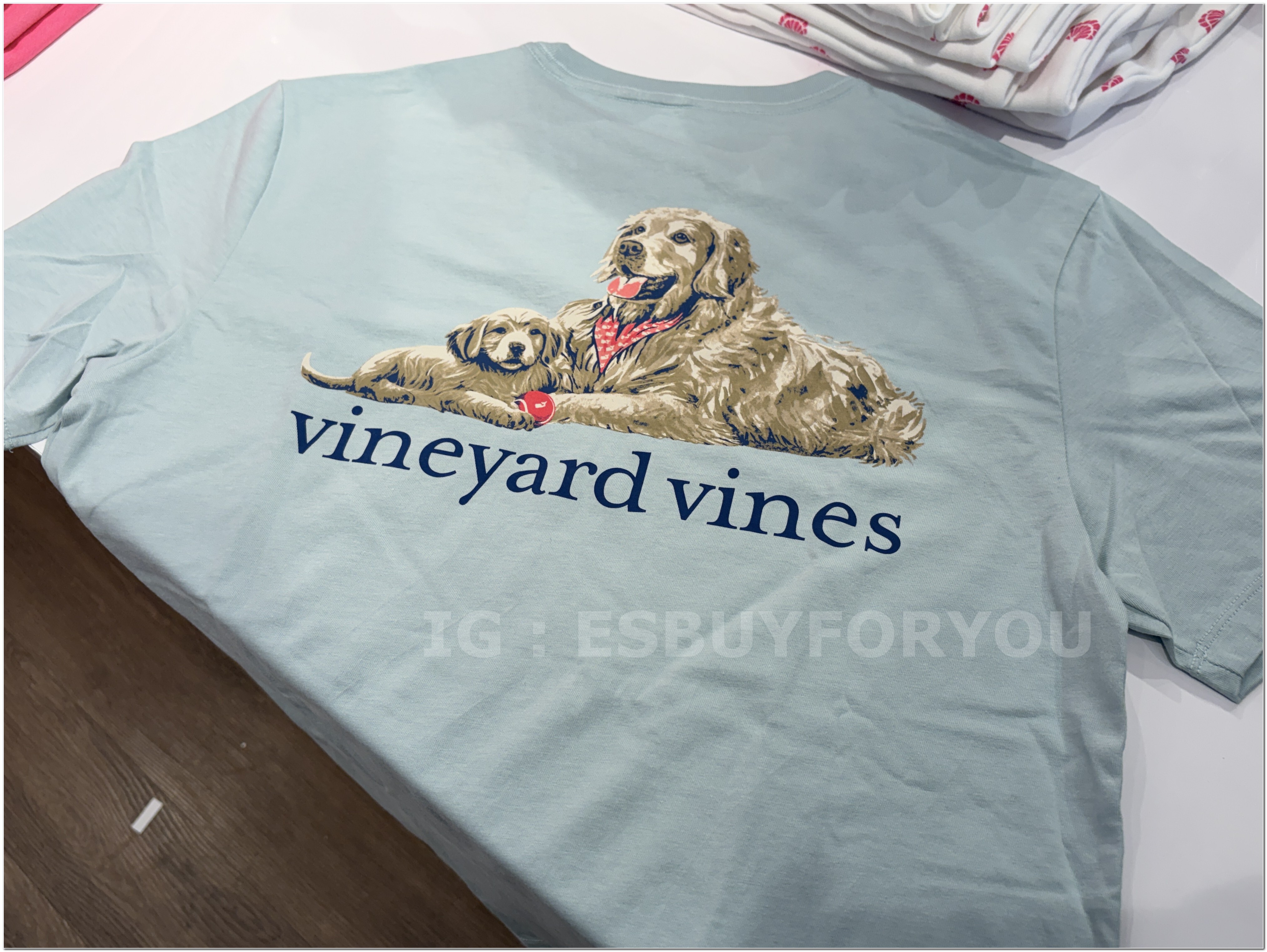 【限時】Vineyard Vines小鯨魚 男款 狗狗圖案 短TEE