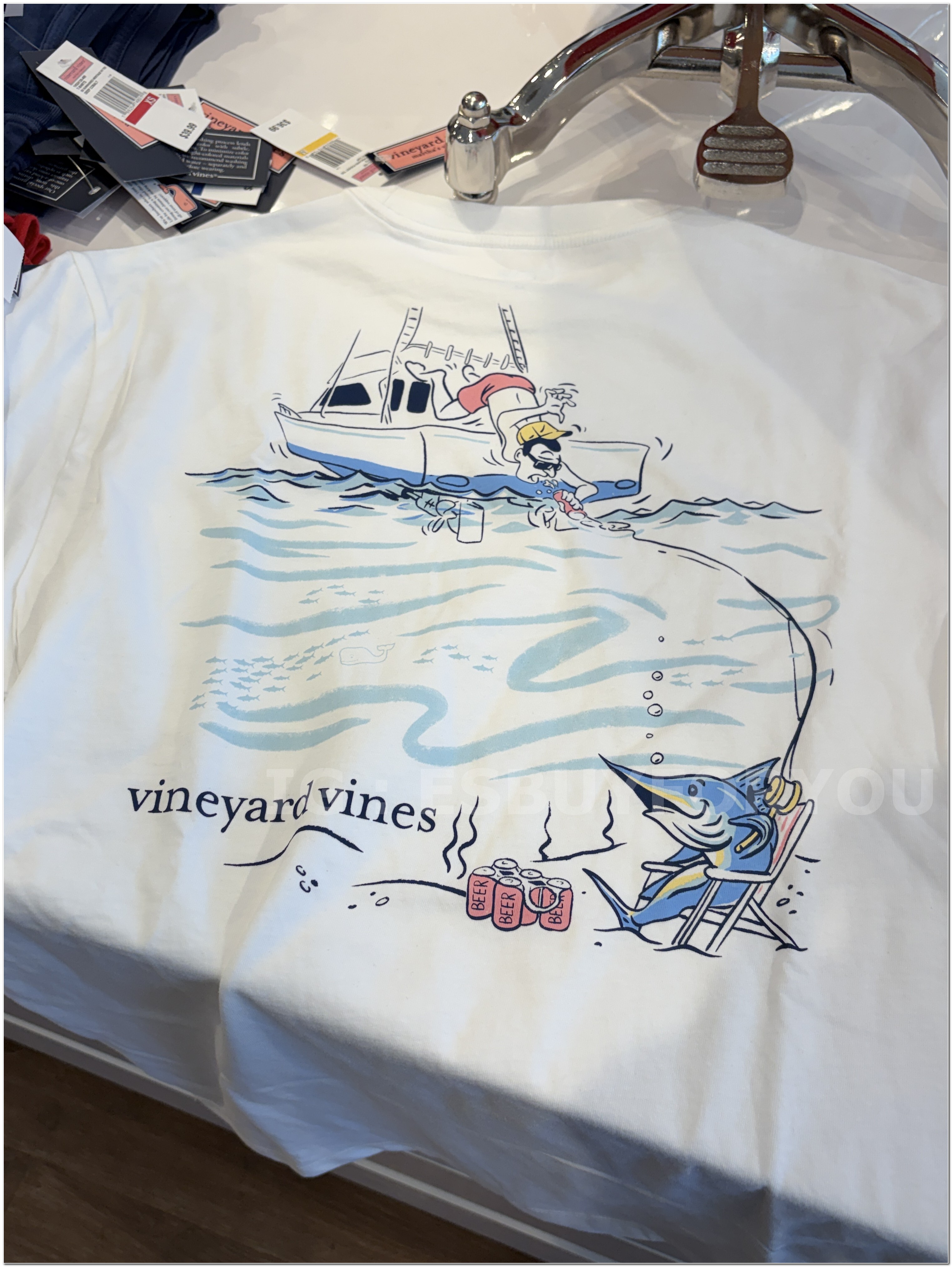 【限時】Vineyard Vines小鯨魚 男大人 造型圖案 短TEE