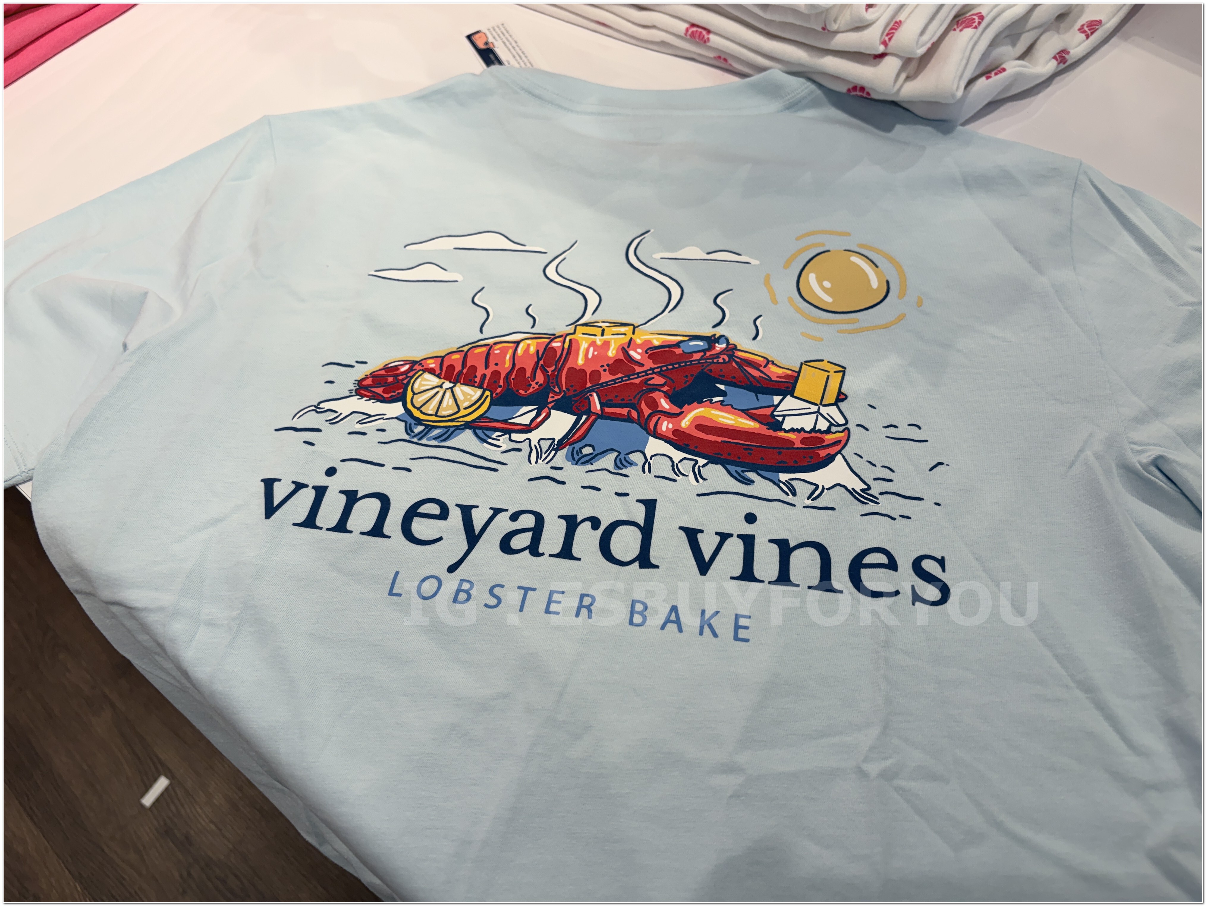 【限時】Vineyard Vines小鯨魚 男款 龍蝦圖案 短TEE