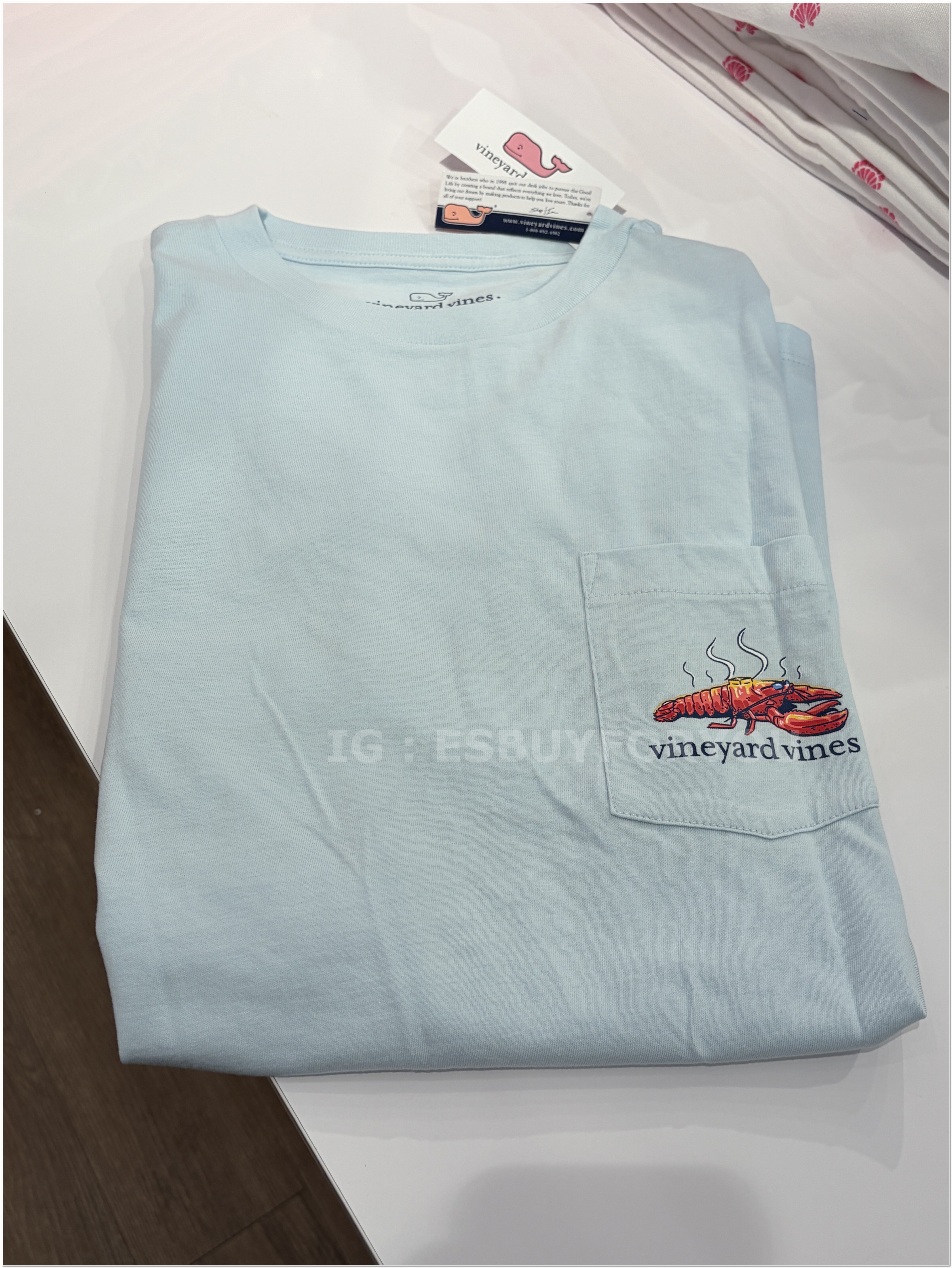 【限時】Vineyard Vines小鯨魚 男款 龍蝦圖案 短TEE
