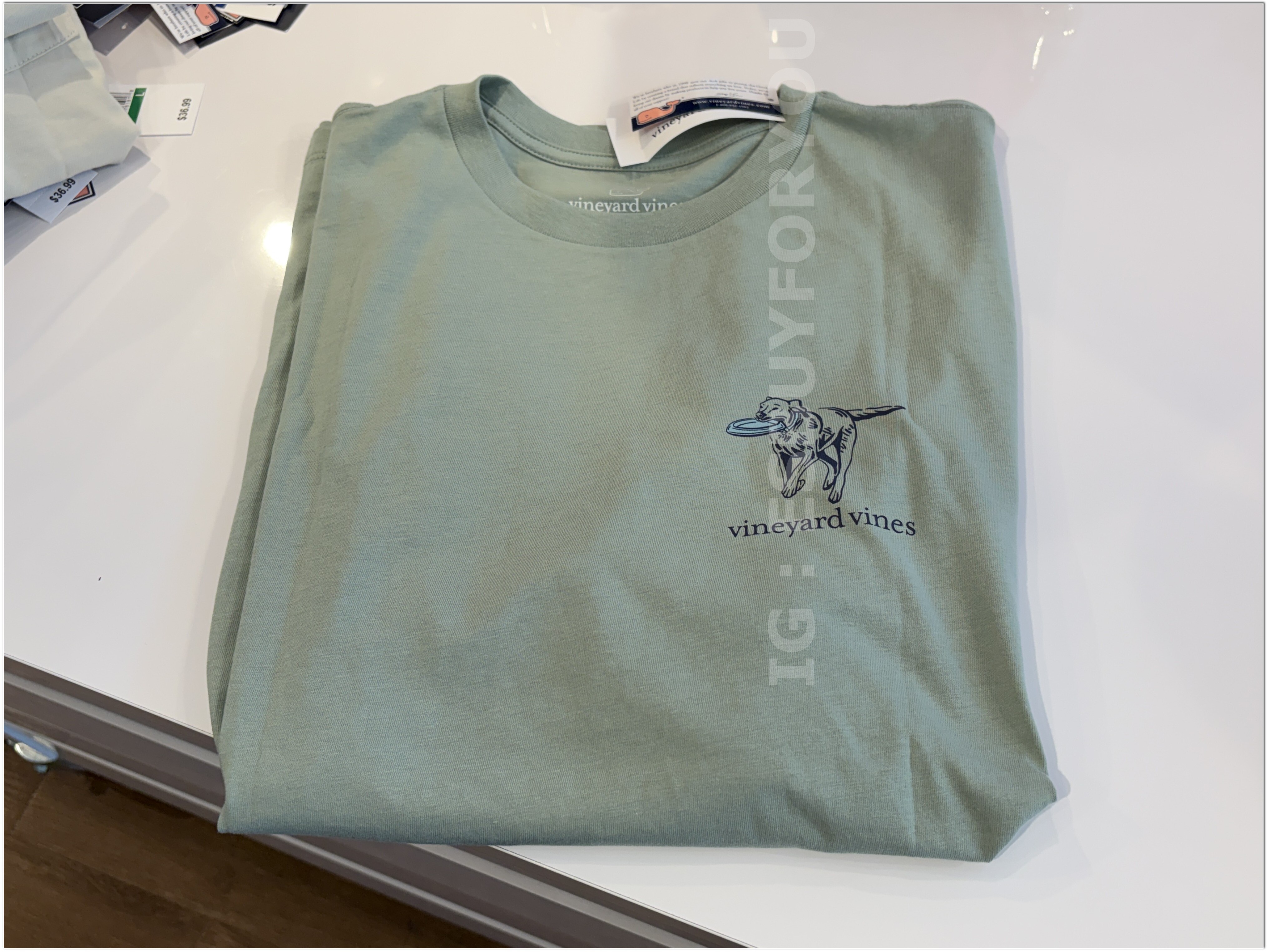 【限時】Vineyard Vines小鯨魚 男款 狗狗圖案 短TEE