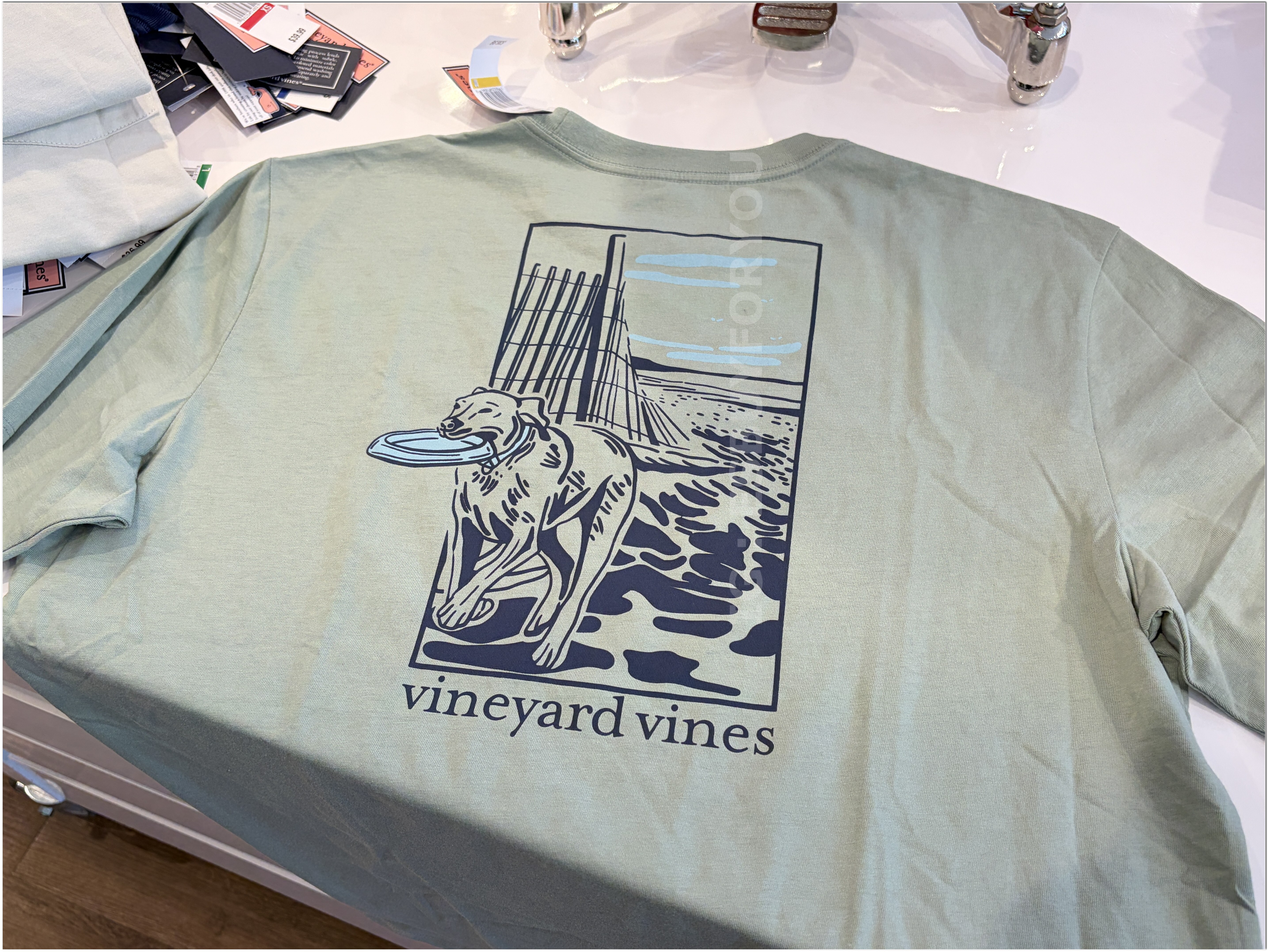 【限時】Vineyard Vines小鯨魚 男款 狗狗圖案 短TEE
