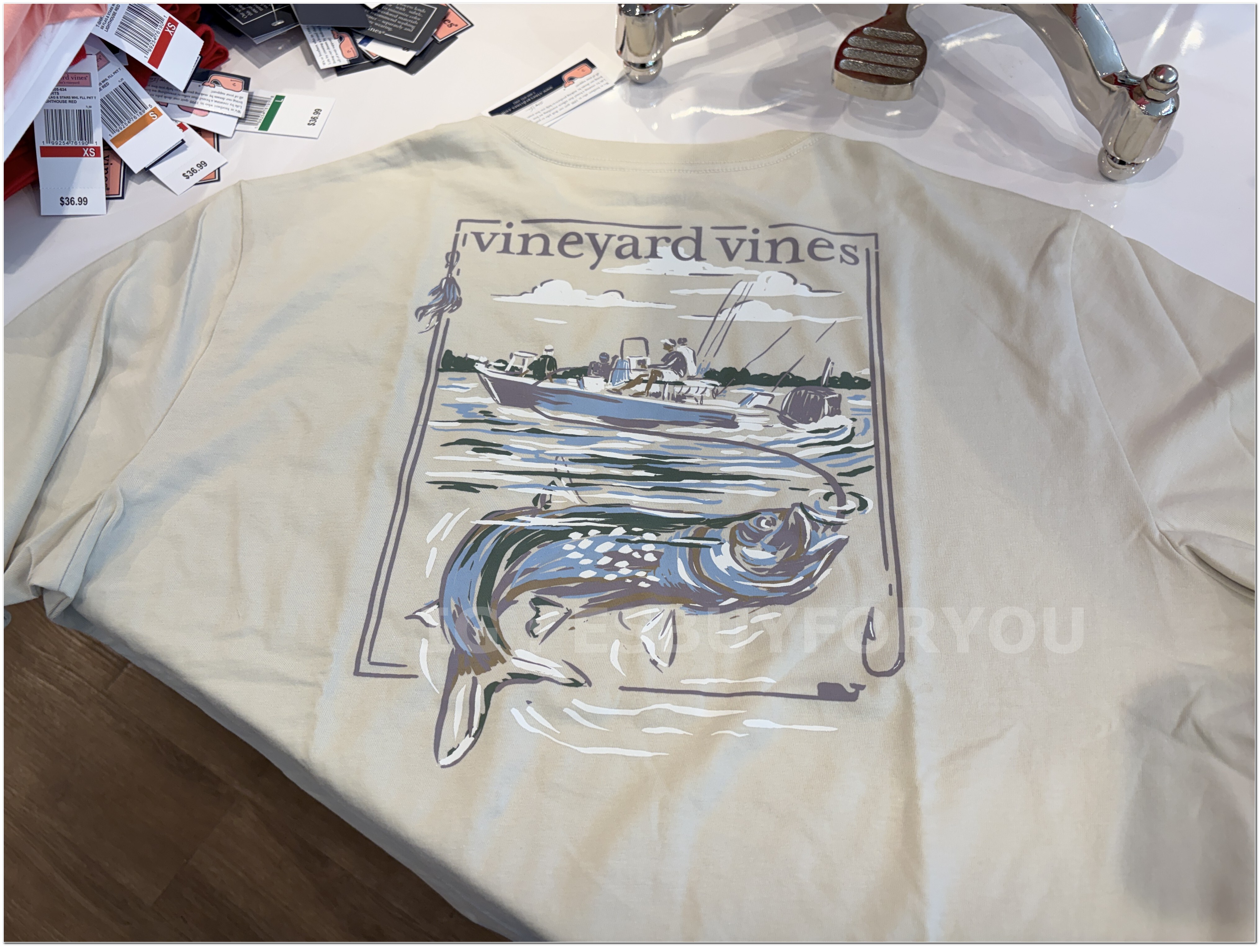 【限時】Vineyard Vines小鯨魚 男款 造型圖案 短TEE