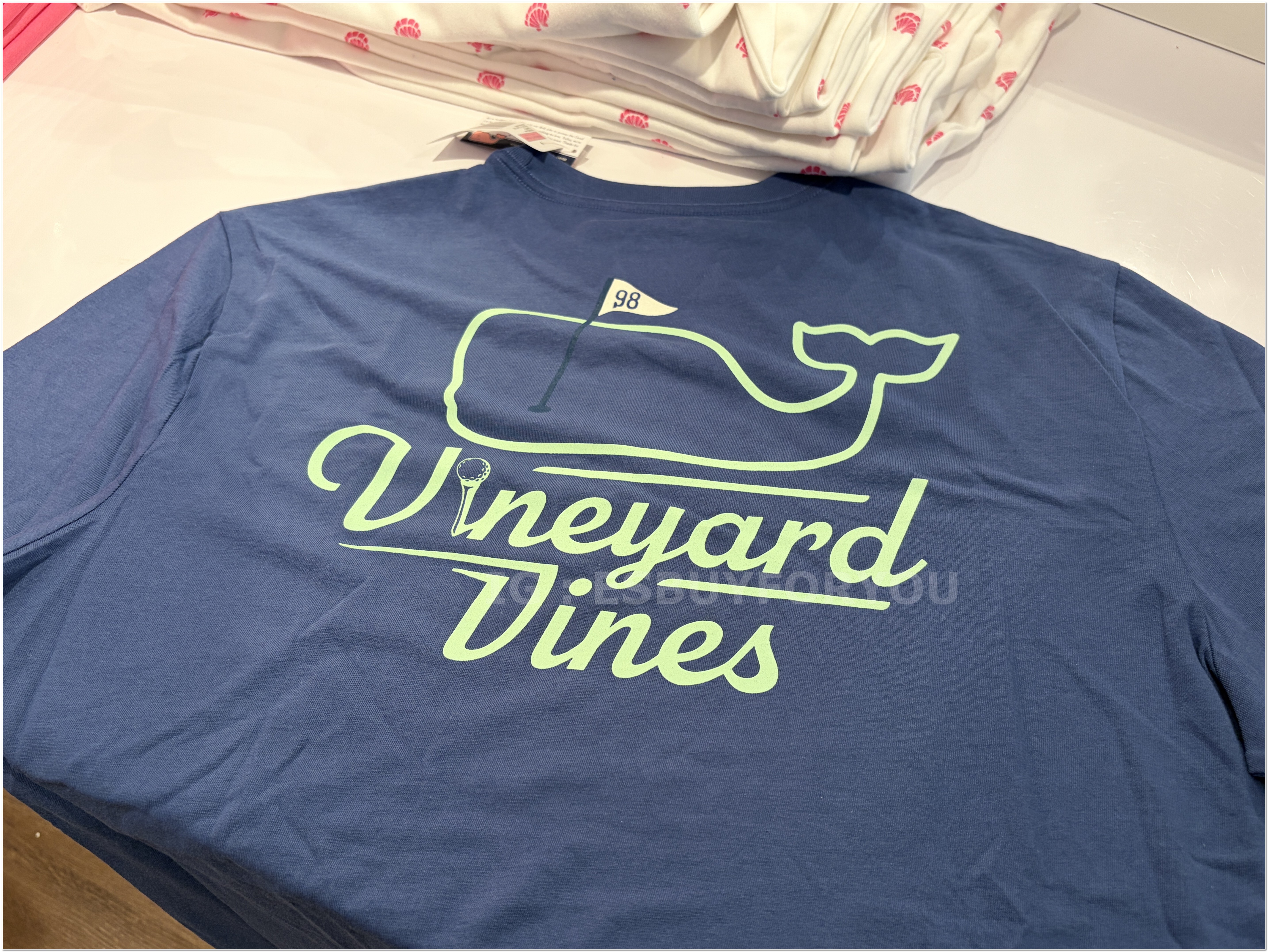 【限時】Vineyard Vines小鯨魚 男款 高爾夫圖案 短TEE