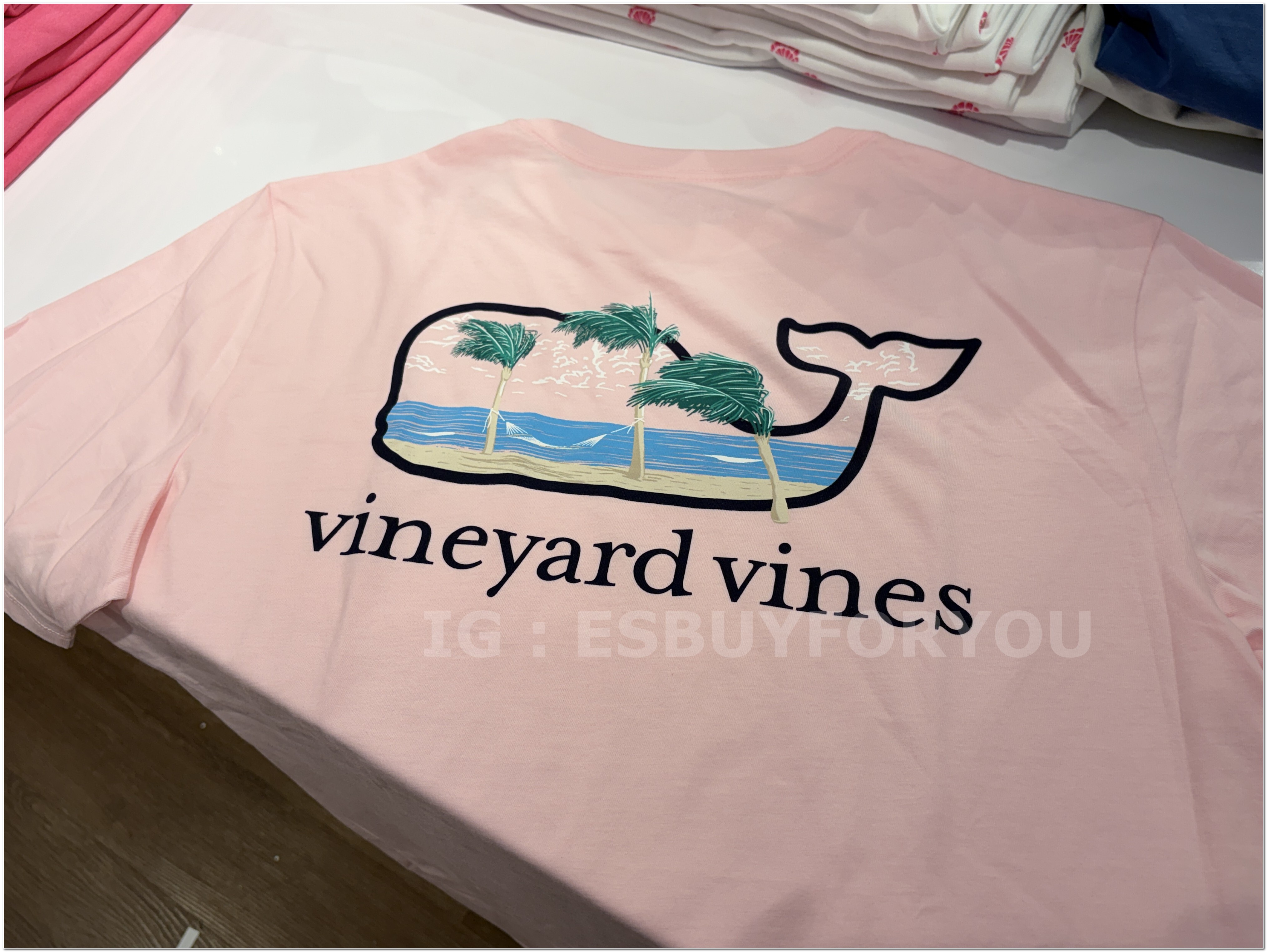 【限時】Vineyard Vines小鯨魚 男大人 夏季圖案 正反圖 短TEE