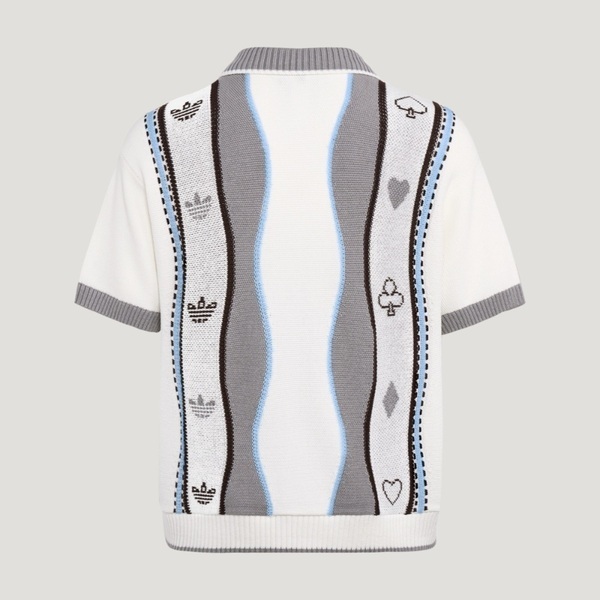 Adidas 愛迪達 U Polo Ss KY8310 男女 襯衫 灰白 亞版 迪士尼 寬鬆 柔軟