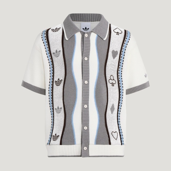 Adidas 愛迪達 U Polo Ss KY8310 男女 襯衫 灰白 亞版 迪士尼 寬鬆 柔軟