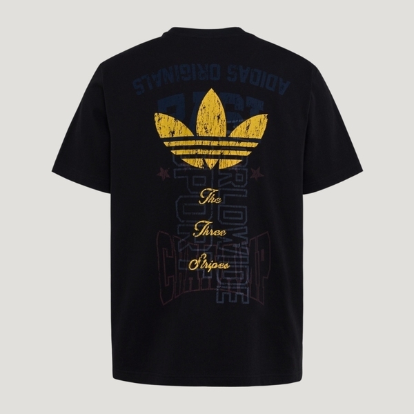 Adidas 愛迪達 Trefoil Tee LE7353 男 T恤 運動上衣 休閒短袖 黑 亞版 純棉 印花