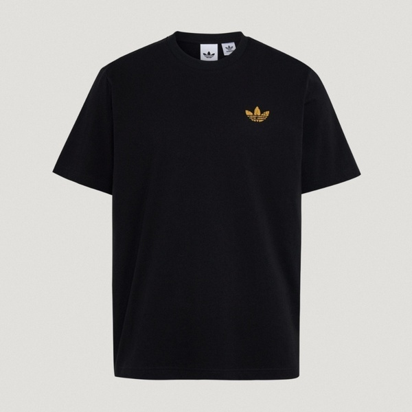 Adidas 愛迪達 Trefoil Tee LE7353 男 T恤 運動上衣 休閒短袖 黑 亞版 純棉 印花